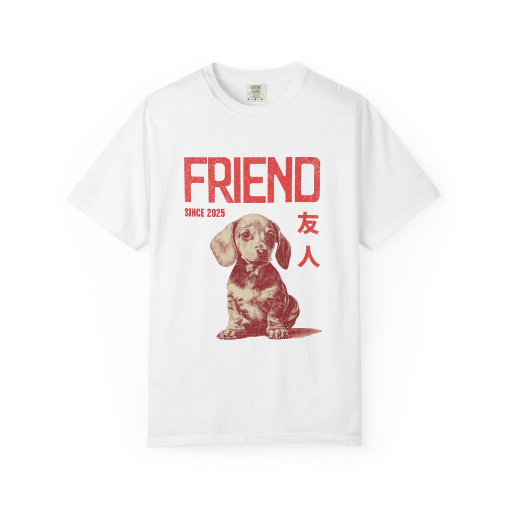 Dachshund Puppy T-shirt | Anime Dog Shirt | Pet Memorial, Adoption Gift | Custom Year Personalization | Puppy owner mama |Comfort Colors®