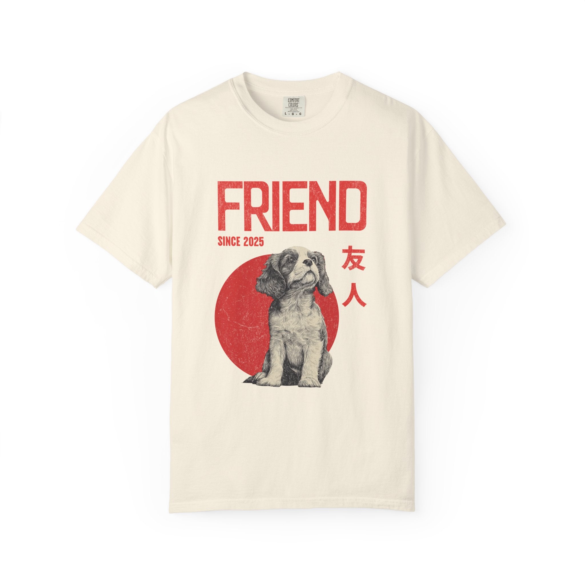Cavalier King Charles Spaniel Puppy T-shirt | Anime Dog Shirt | Pet Memorial, Adoption Gift | Custom Year Personalization | Comfort Colors®