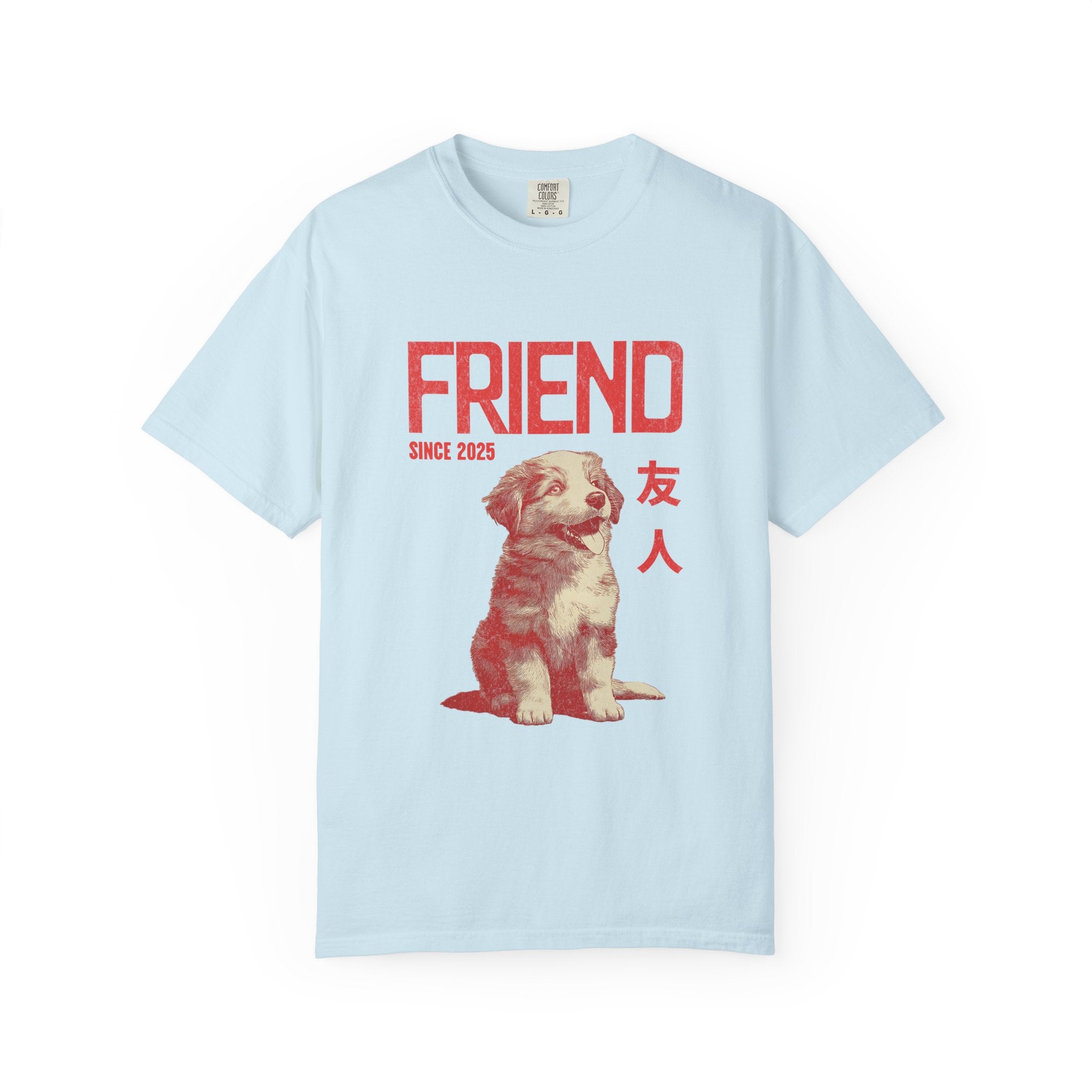Australian Shepherd Friend Tee | Anime Dog Shirt | Unisex Birthday Gift | Custom Year Personalization | Gift for Dog Lovers and Anime Fans