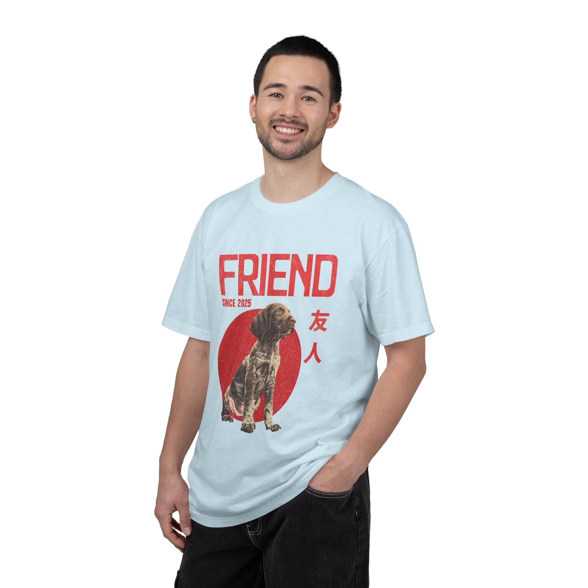 German Pointer Puppy T-shirt | Anime Dog Shirt | Pet Memorial, Adoption Gift | Custom Year Personalization | Comfort Colors®