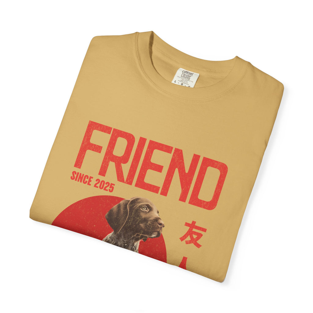 German Pointer Puppy T-shirt | Anime Dog Shirt | Pet Memorial, Adoption Gift | Custom Year Personalization | Comfort Colors®