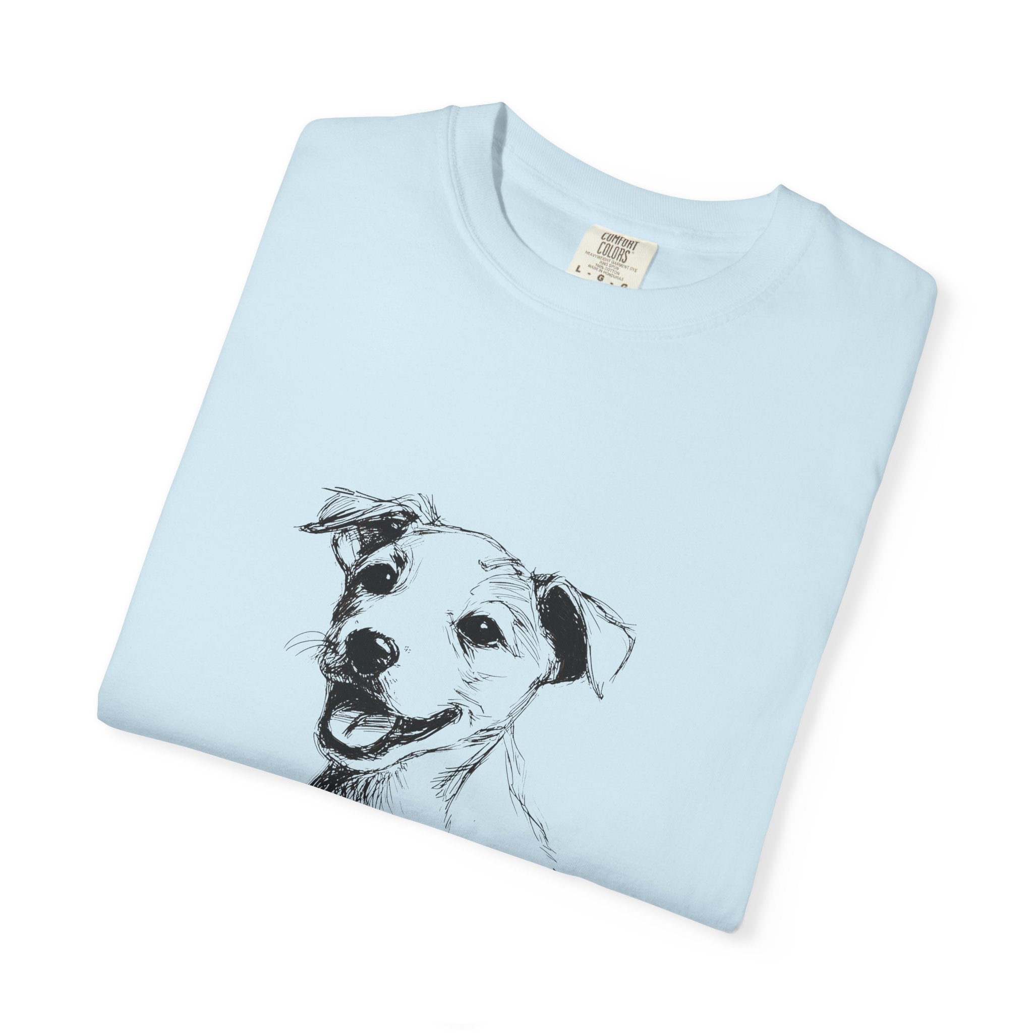 Personalized Jack Russell T-Shirt | Custom Dog Name Tee | Comfort Colors 1717 Tee | Minimal Sketch Vintage Style | Dog lover gift