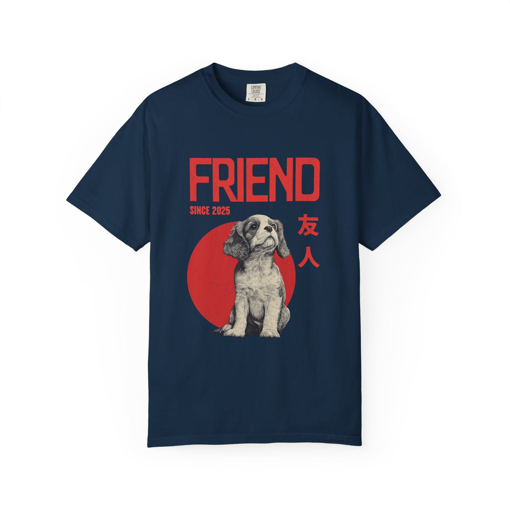 Cavalier King Charles Spaniel Puppy T-shirt | Anime Dog Shirt | Pet Memorial, Adoption Gift | Custom Year Personalization | Comfort Colors®