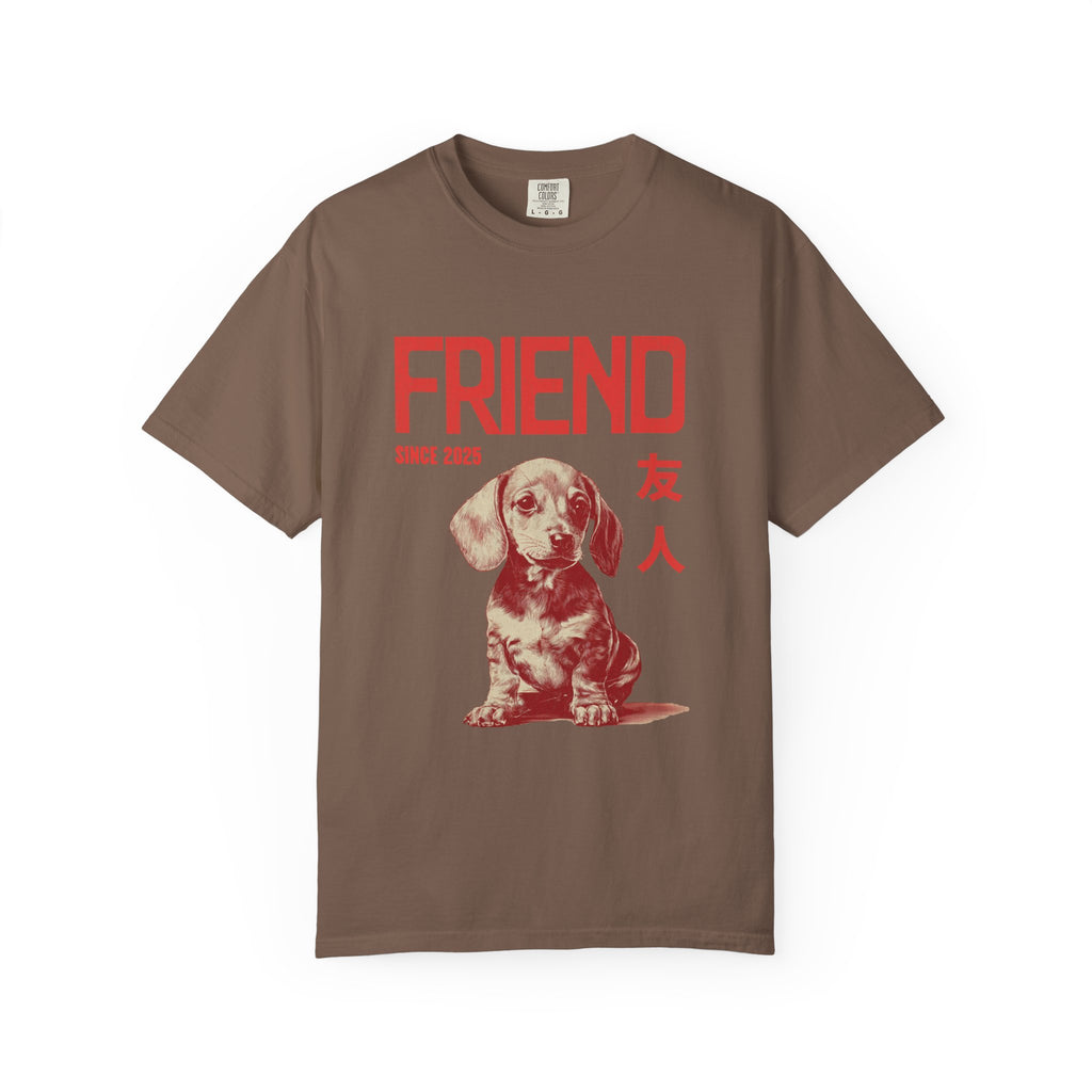 Dachshund Puppy T-shirt | Anime Dog Shirt | Pet Memorial, Adoption Gift | Custom Year Personalization | Puppy owner mama |Comfort Colors®