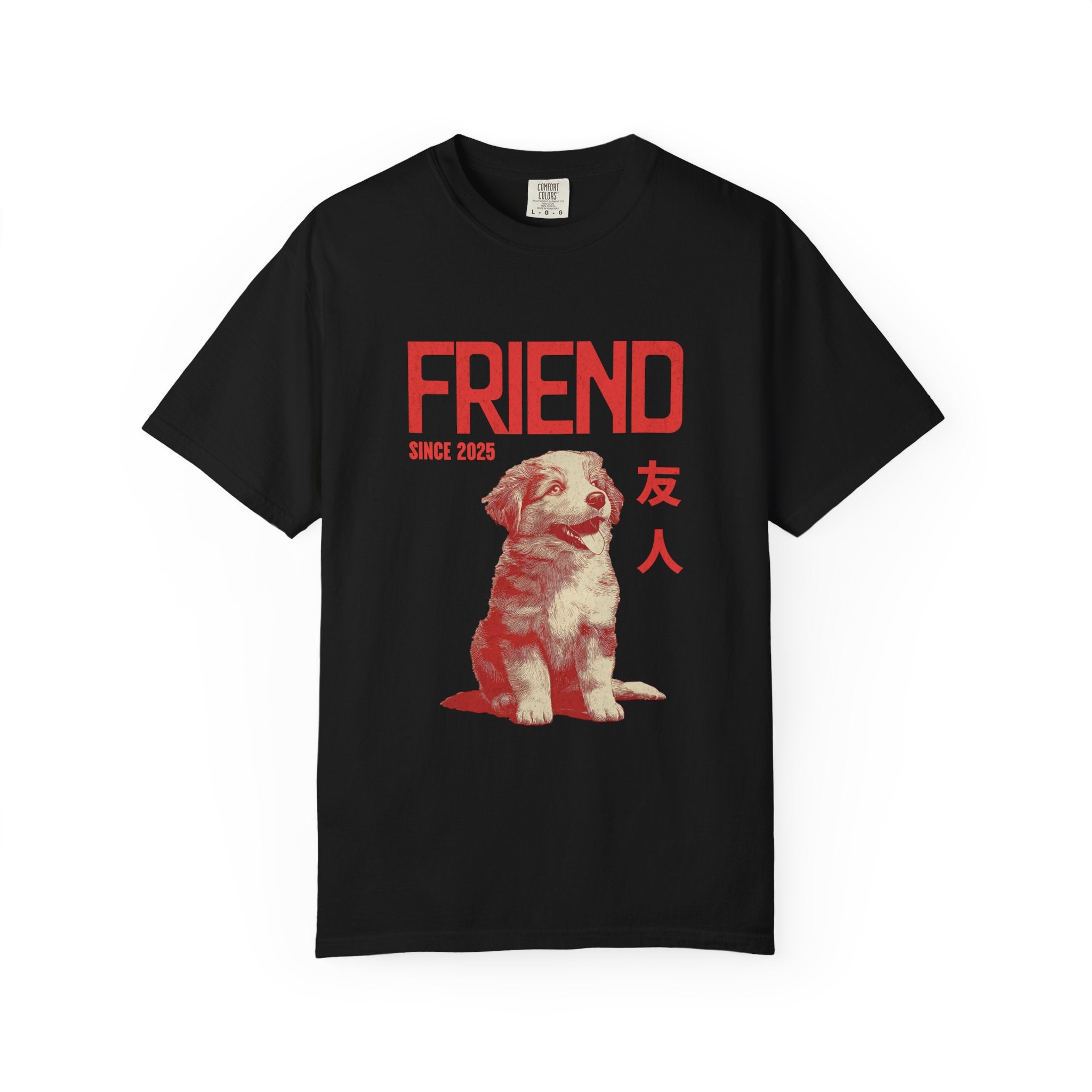 Australian Shepherd Friend Tee | Anime Dog Shirt | Unisex Birthday Gift | Custom Year Personalization | Gift for Dog Lovers and Anime Fans