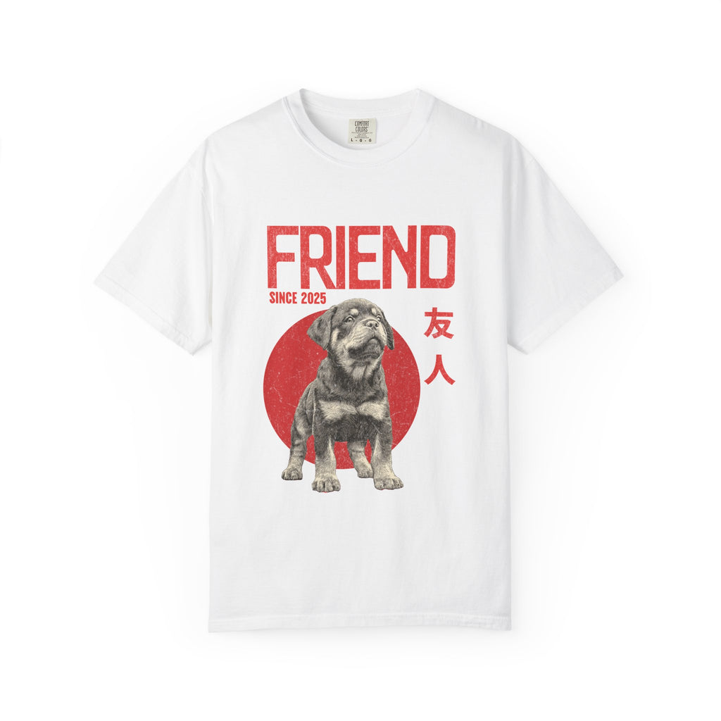 Rottweiler Puppy T-shirt | Anime Dog Shirt | Pet Memorial, Adoption Gift | Custom Year Personalization | Comfort Colors®