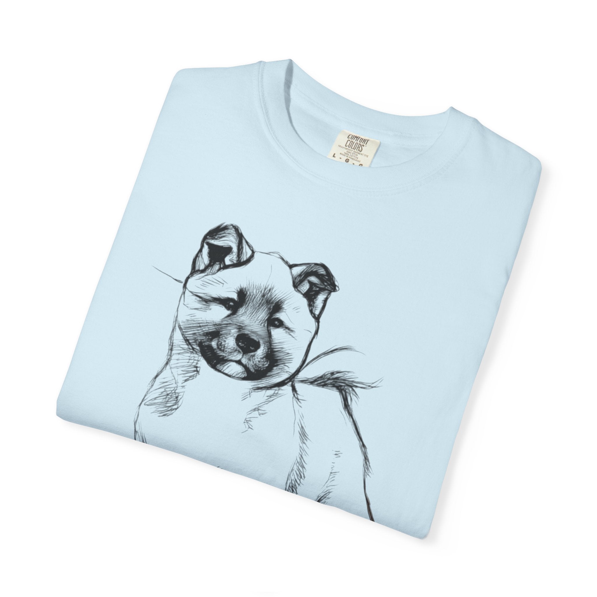Personalized American Akita T-Shirt | Custom Dog Name Tee | Comfort Colors 1717 Tee | Minimal Sketch Vintage Style | Dog lover gift