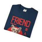 French Bulldog Puppy Tee | Anime Dog Shirt | Unisex Birthday Gift | Custom Year Personalization | Gift for Dog Lovers and Anime Fans