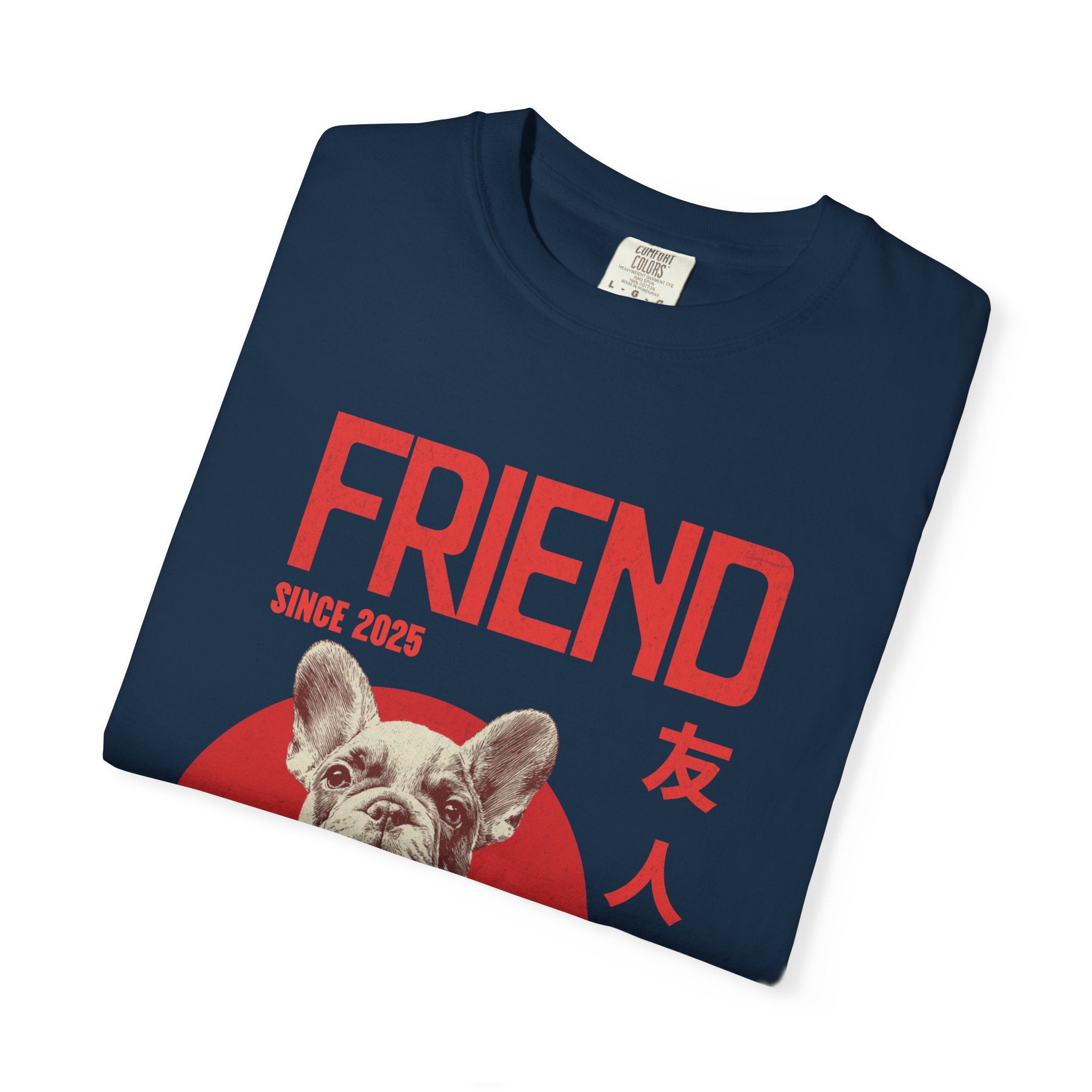 French Bulldog Puppy Tee | Anime Dog Shirt | Unisex Birthday Gift | Custom Year Personalization | Gift for Dog Lovers and Anime Fans
