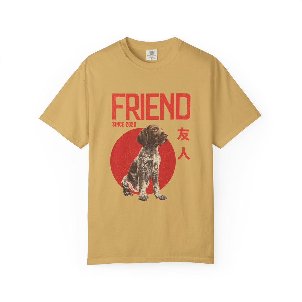 German Pointer Puppy T-shirt | Anime Dog Shirt | Pet Memorial, Adoption Gift | Custom Year Personalization | Comfort Colors®