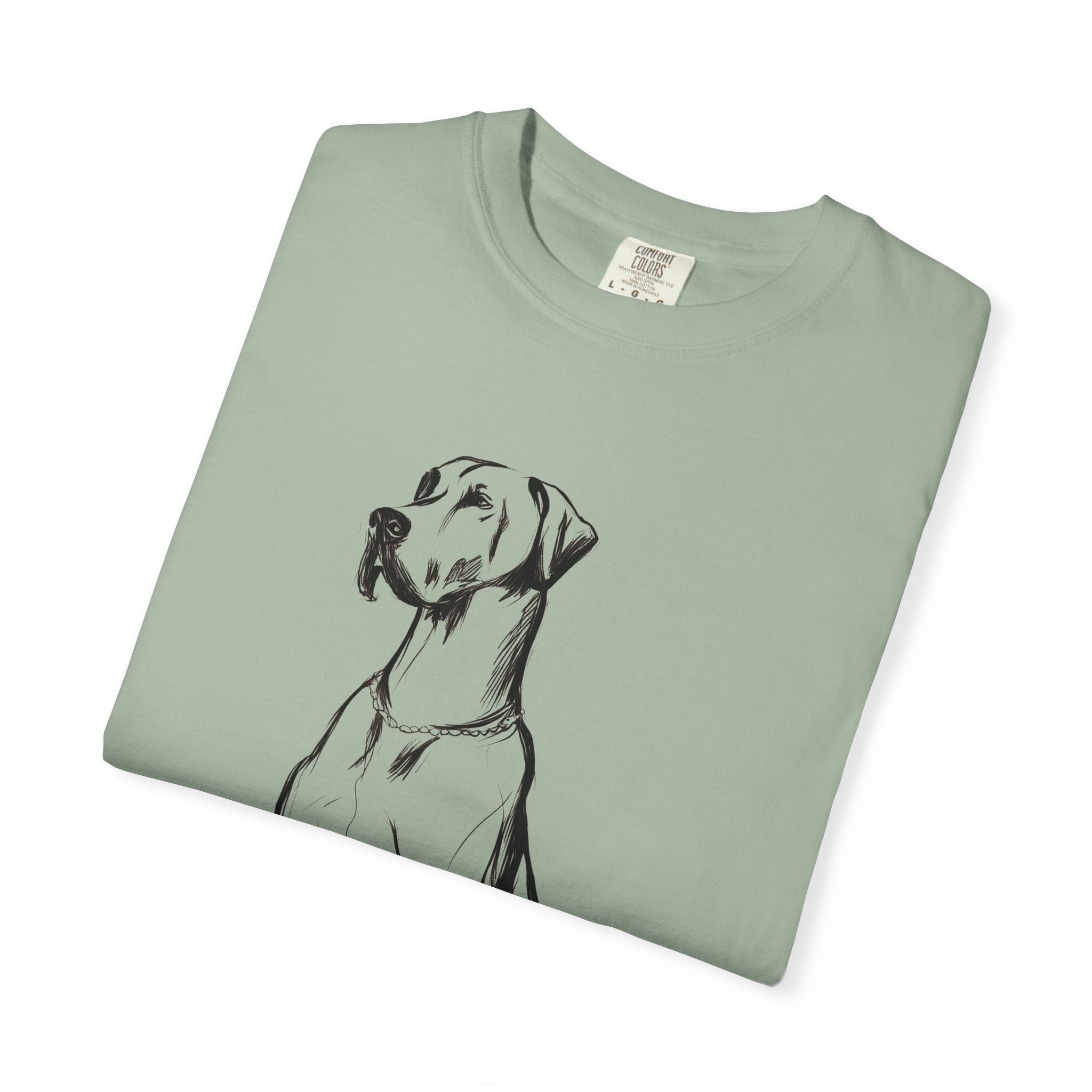 Personalized Great Dane T-Shirt | Custom Dog Name Tee | Comfort Colors Tee | Minimal Sketch Vintage Style | Dog lover gift