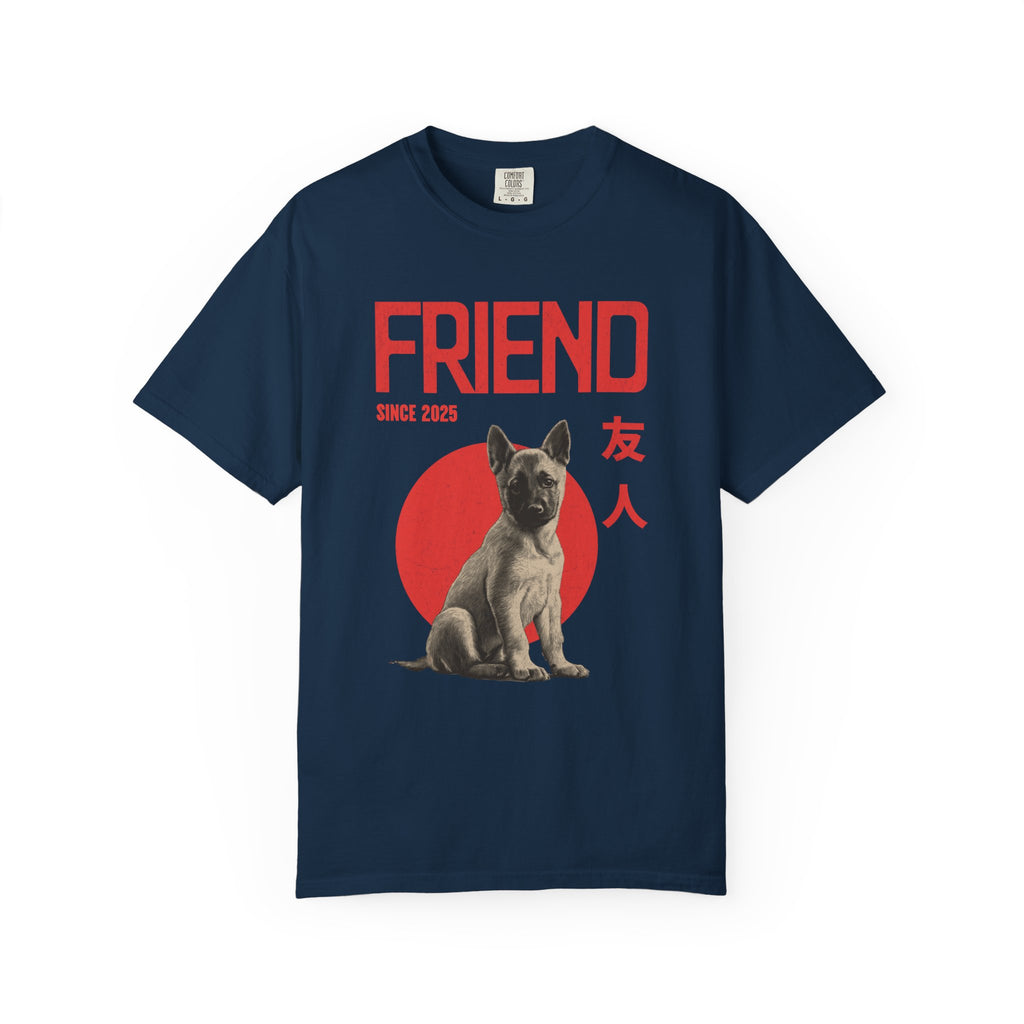 Belgian Malinois Puppy T-shirt | Anime Dog Shirt | Pet Memorial, Adoption Gift | Custom Year Personalization | Dog dad |Comfort Colors®