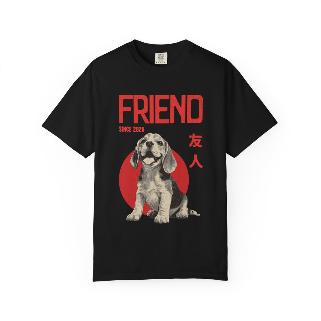 Beagle Puppy T-shirt | Anime Dog Shirt | Pet Memorial, Adoption Gift | Custom Year Personalization | Puppy owner mama |Comfort Colors®