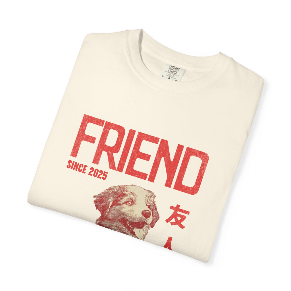Australian Shepherd Friend Tee | Anime Dog Shirt | Unisex Birthday Gift | Custom Year Personalization | Gift for Dog Lovers and Anime Fans