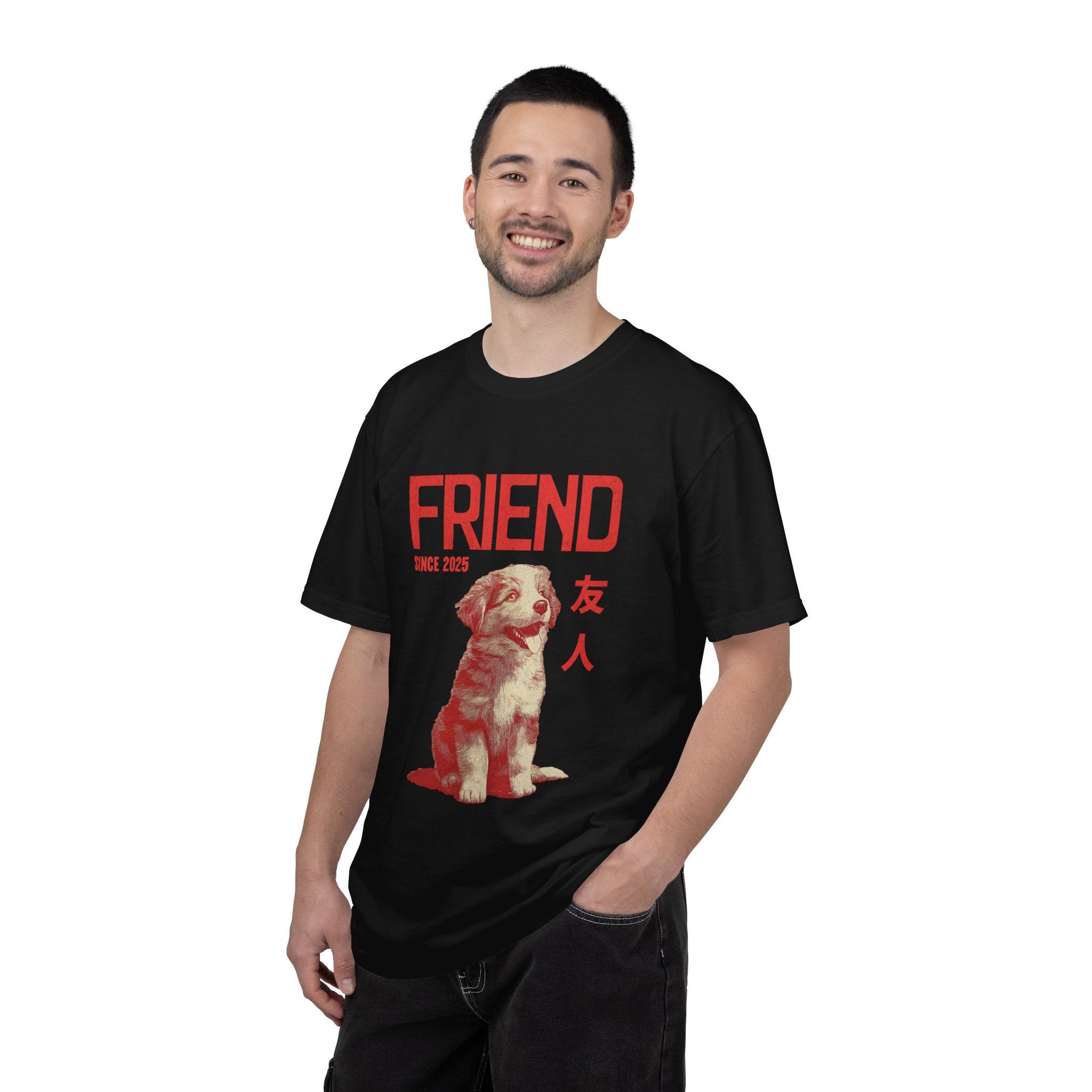 Australian Shepherd Friend Tee | Anime Dog Shirt | Unisex Birthday Gift | Custom Year Personalization | Gift for Dog Lovers and Anime Fans