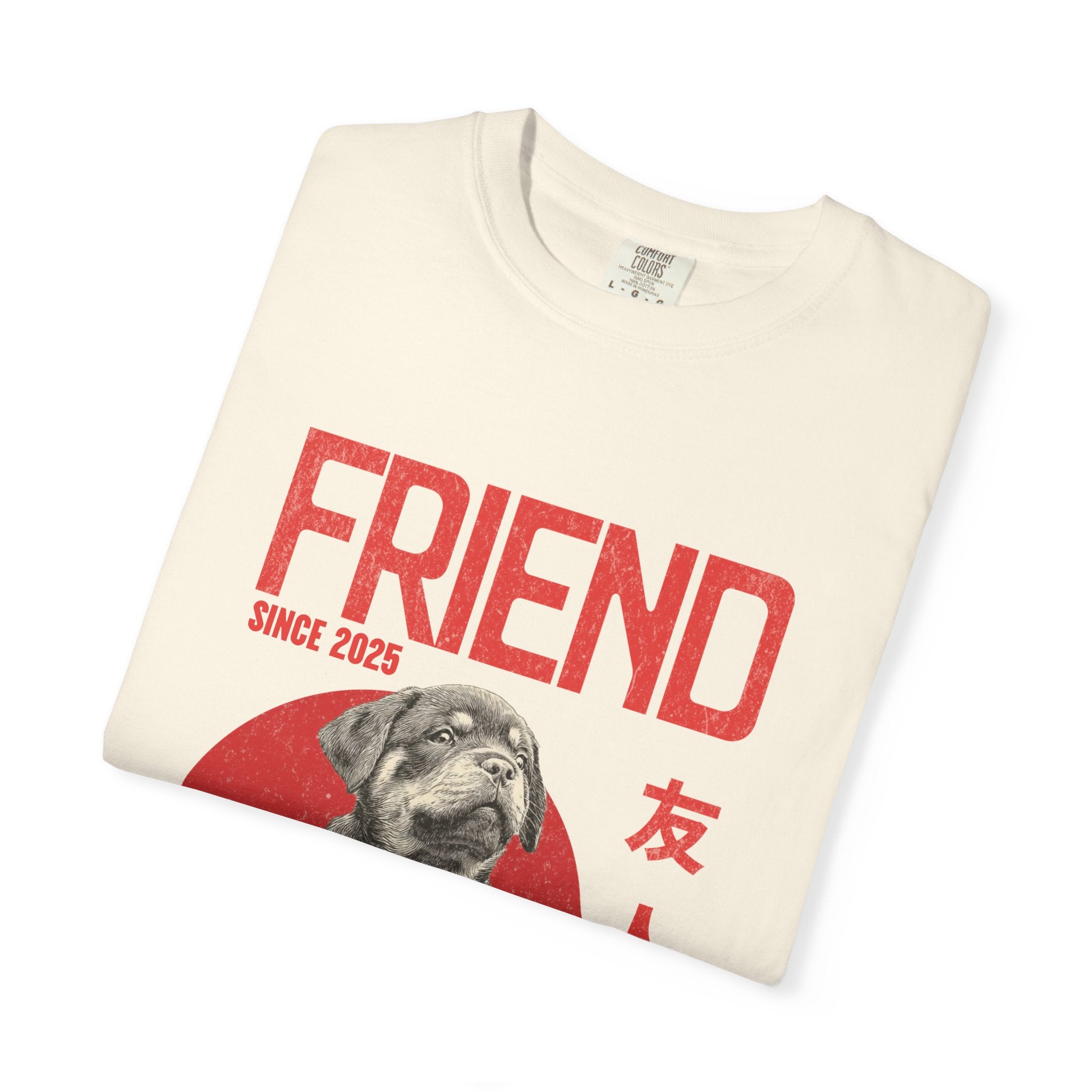 Rottweiler Puppy T-shirt | Anime Dog Shirt | Pet Memorial, Adoption Gift | Custom Year Personalization | Comfort Colors®