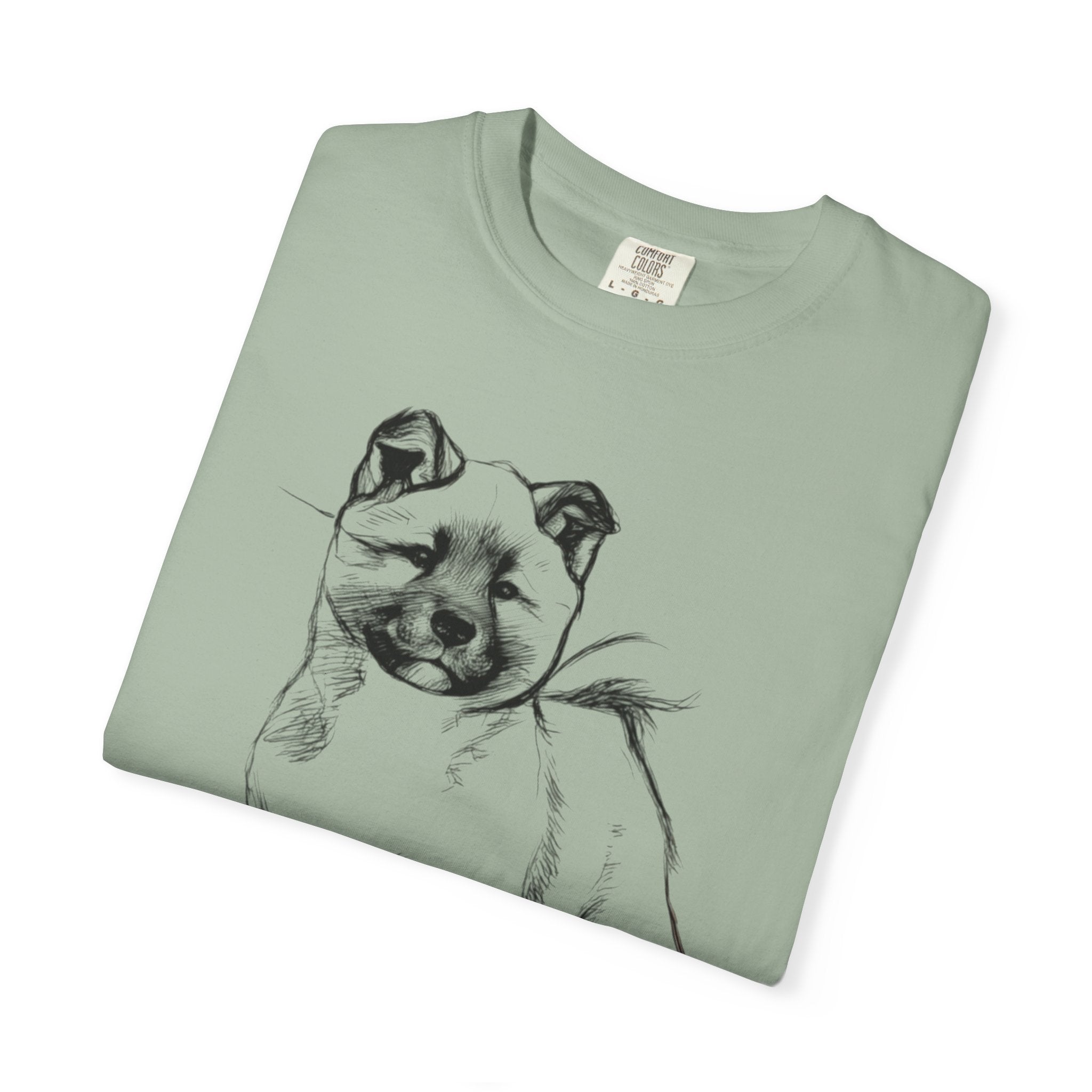 Personalized American Akita T-Shirt | Custom Dog Name Tee | Comfort Colors 1717 Tee | Minimal Sketch Vintage Style | Dog lover gift