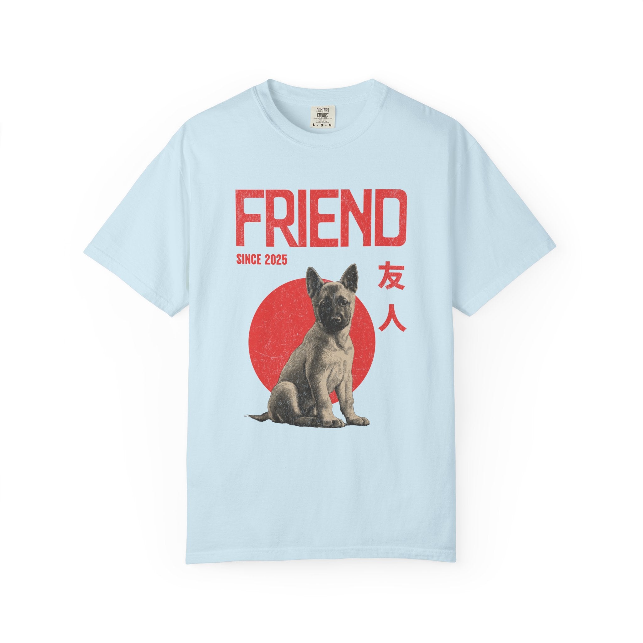 Belgian Malinois Puppy T-shirt | Anime Dog Shirt | Pet Memorial, Adoption Gift | Custom Year Personalization | Dog dad |Comfort Colors®