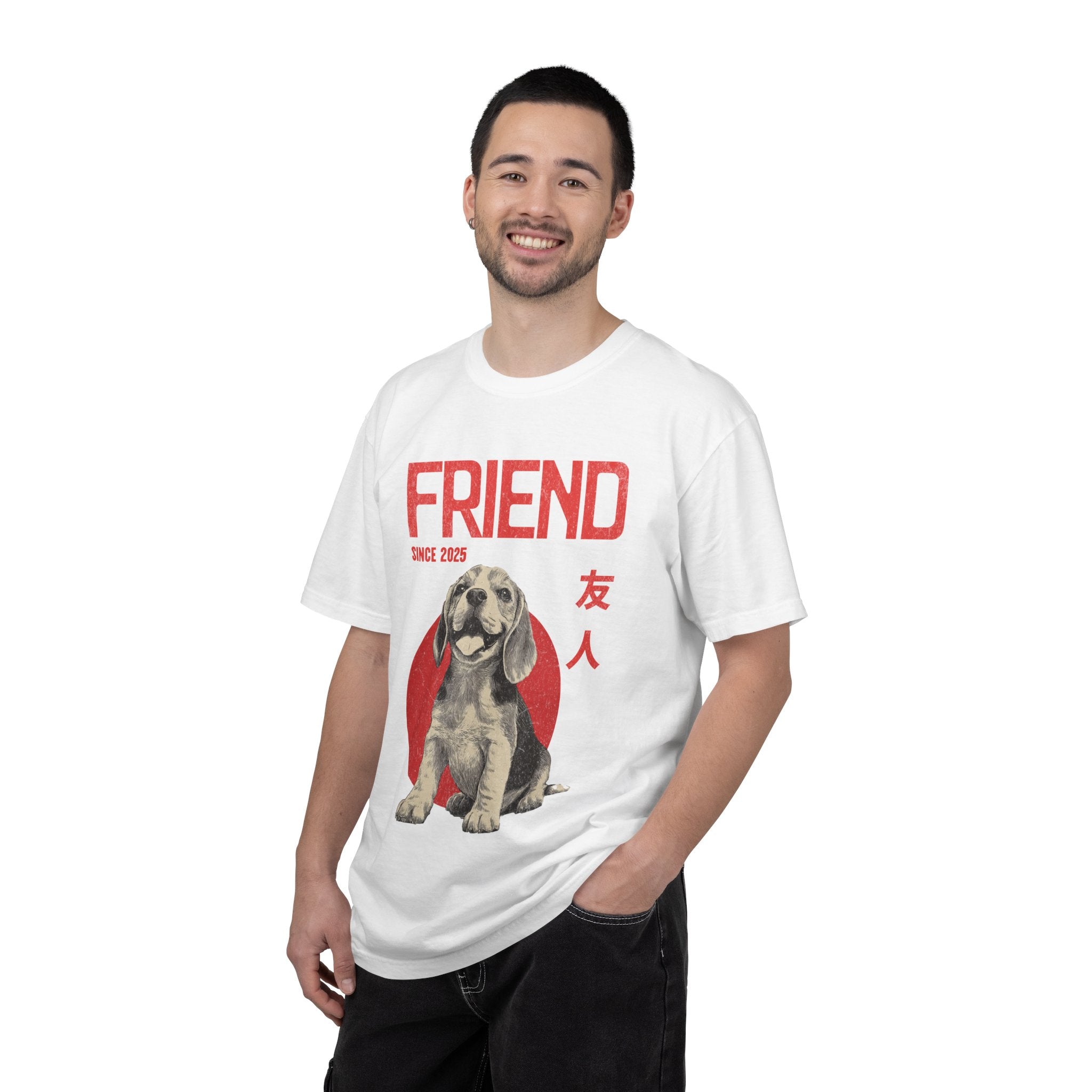 Beagle Puppy T-shirt | Anime Dog Shirt | Pet Memorial, Adoption Gift | Custom Year Personalization | Puppy owner mama |Comfort Colors®