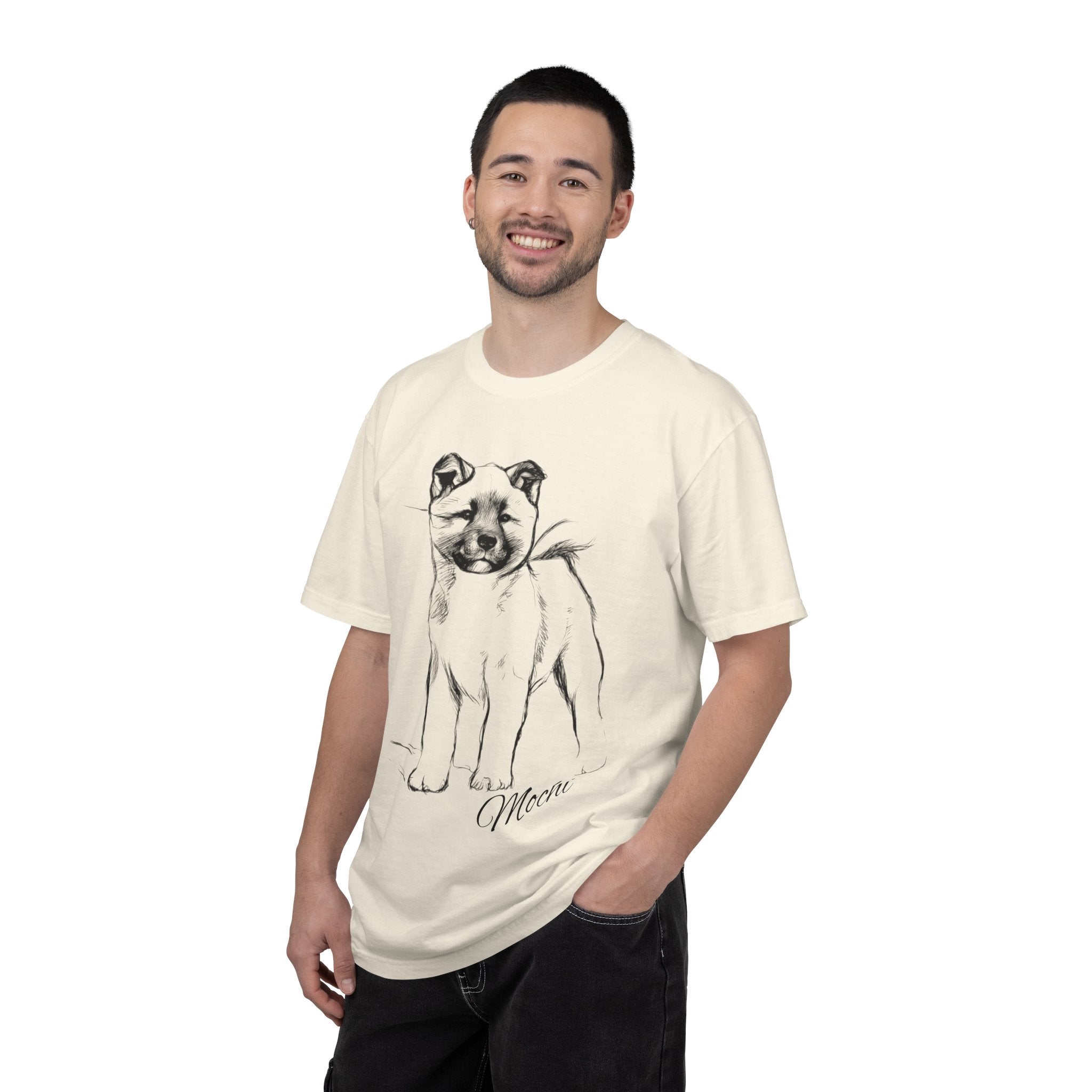 Personalized American Akita T-Shirt | Custom Dog Name Tee | Comfort Colors 1717 Tee | Minimal Sketch Vintage Style | Dog lover gift