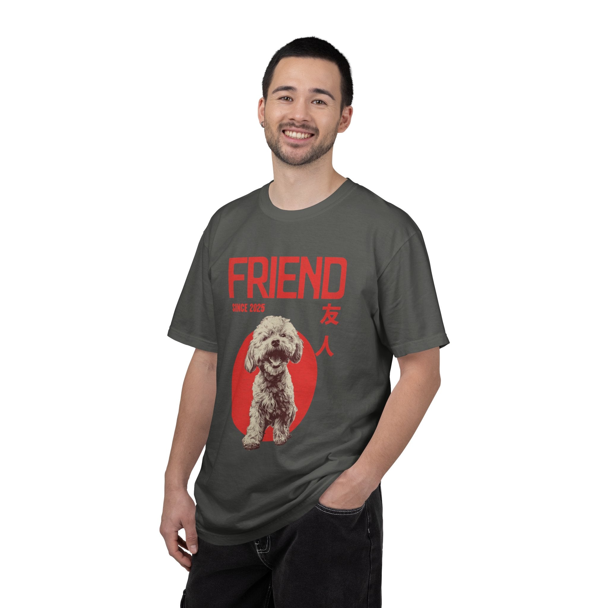 Poodle Puppy T-shirt | Anime Dog Shirt | Unisex Birthday Gift | Custom Year Personalization | Gift for Dog Lovers and Anime Fans