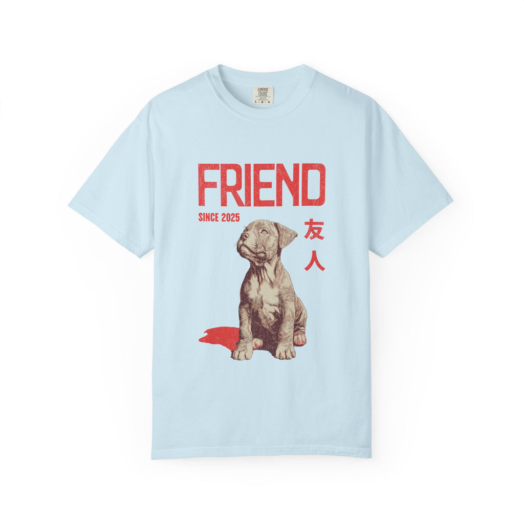 Pitbull Friend Shirt  | Anime Dog T-Shirt | Unisex Birthday Gift | Custom Year Personalization | Gift for Dog Lovers and Anime Fans
