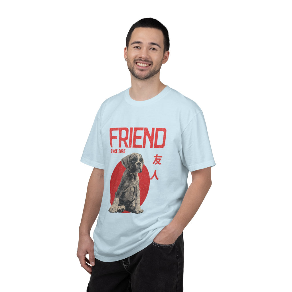 Boxer Puppy T-shirt | Anime Dog Shirt | Pet Memorial, Adoption Gift | Custom Year Personalization | Comfort Colors®