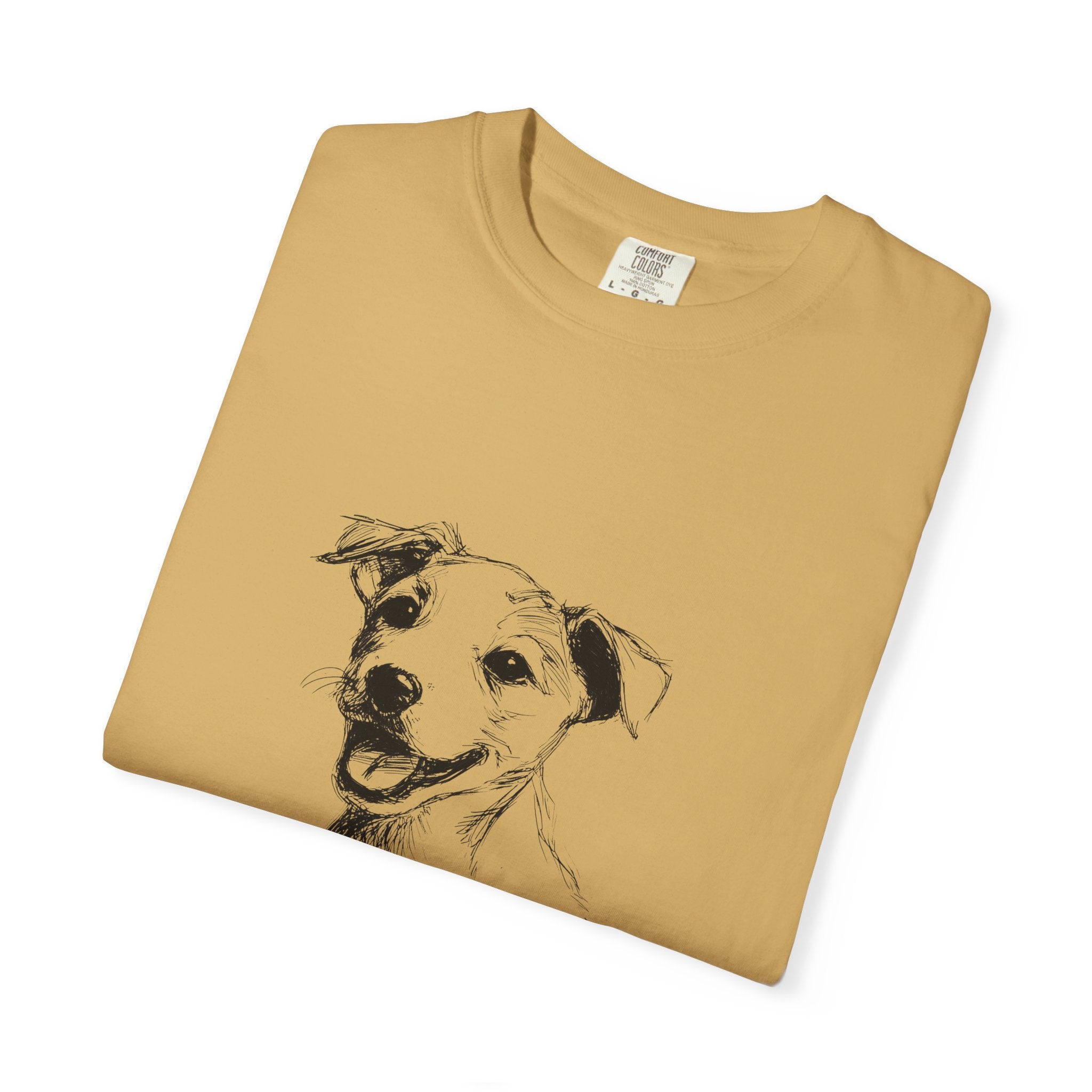 Personalized Jack Russell T-Shirt | Custom Dog Name Tee | Comfort Colors 1717 Tee | Minimal Sketch Vintage Style | Dog lover gift