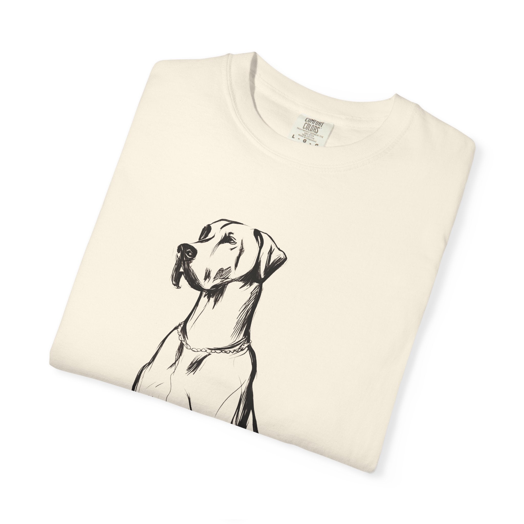 Personalized Great Dane T-Shirt | Custom Dog Name Tee | Comfort Colors Tee | Minimal Sketch Vintage Style | Dog lover gift