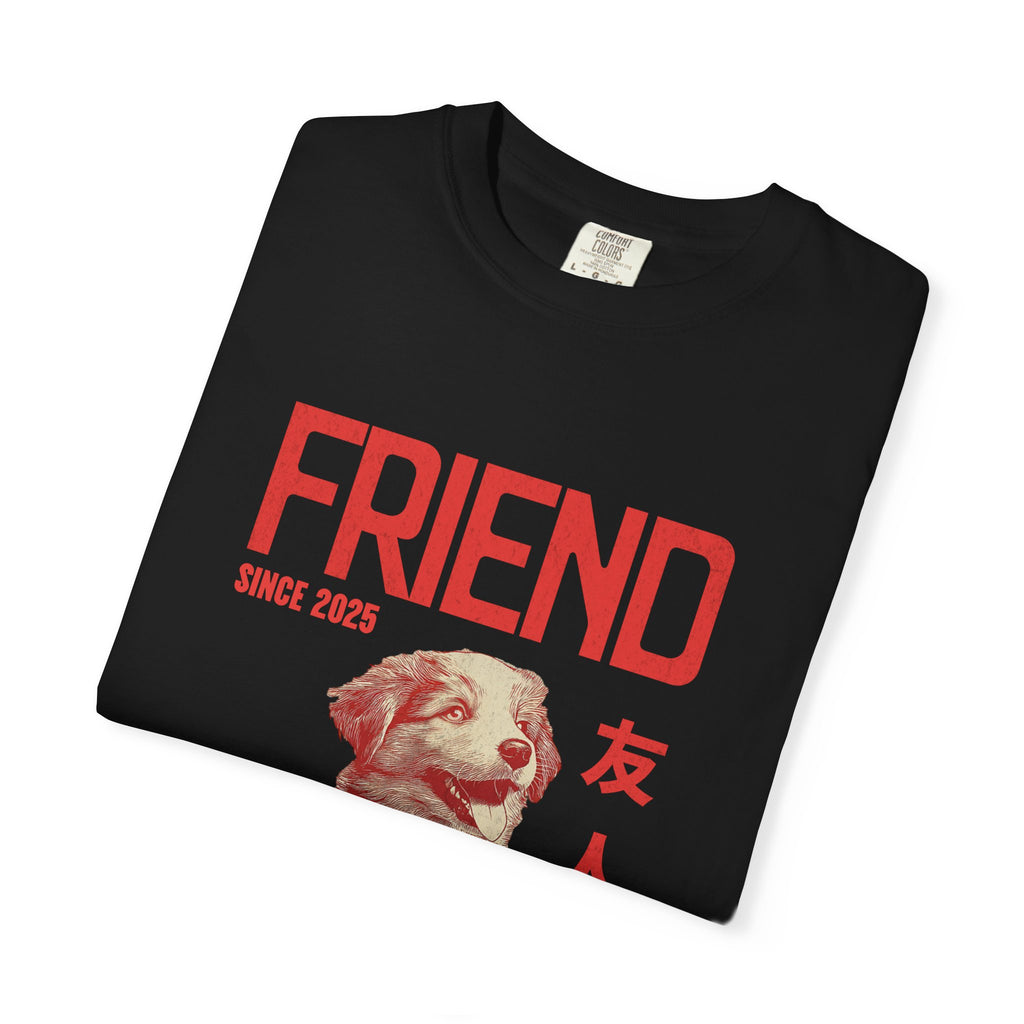 Australian Shepherd Friend Tee | Anime Dog Shirt | Unisex Birthday Gift | Custom Year Personalization | Gift for Dog Lovers and Anime Fans