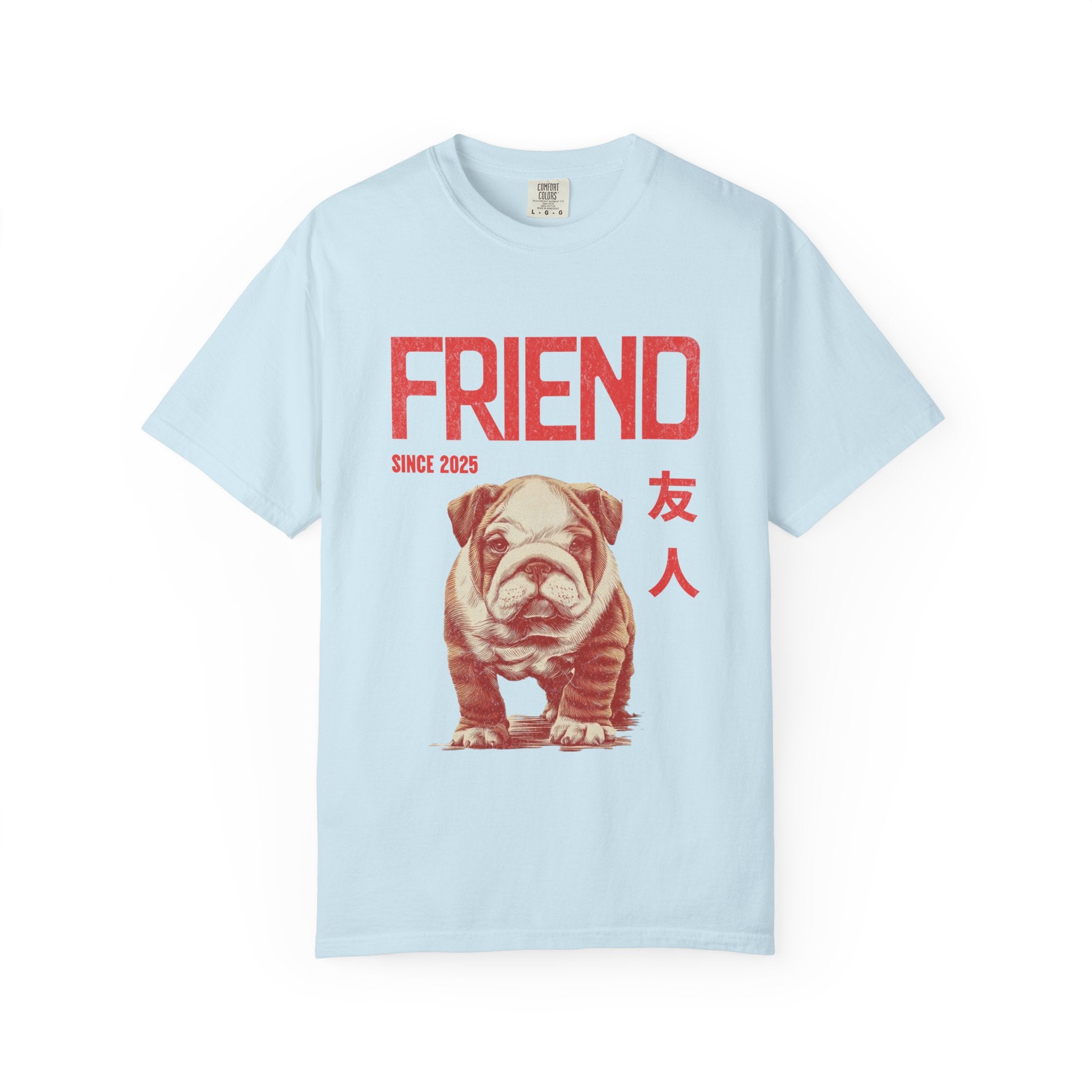 English Bulldog Puppy T-shirt | Anime Dog Shirt | Pet Memorial, Adoption Gift | Custom Year Personalization | Dog mama |Comfort Colors®