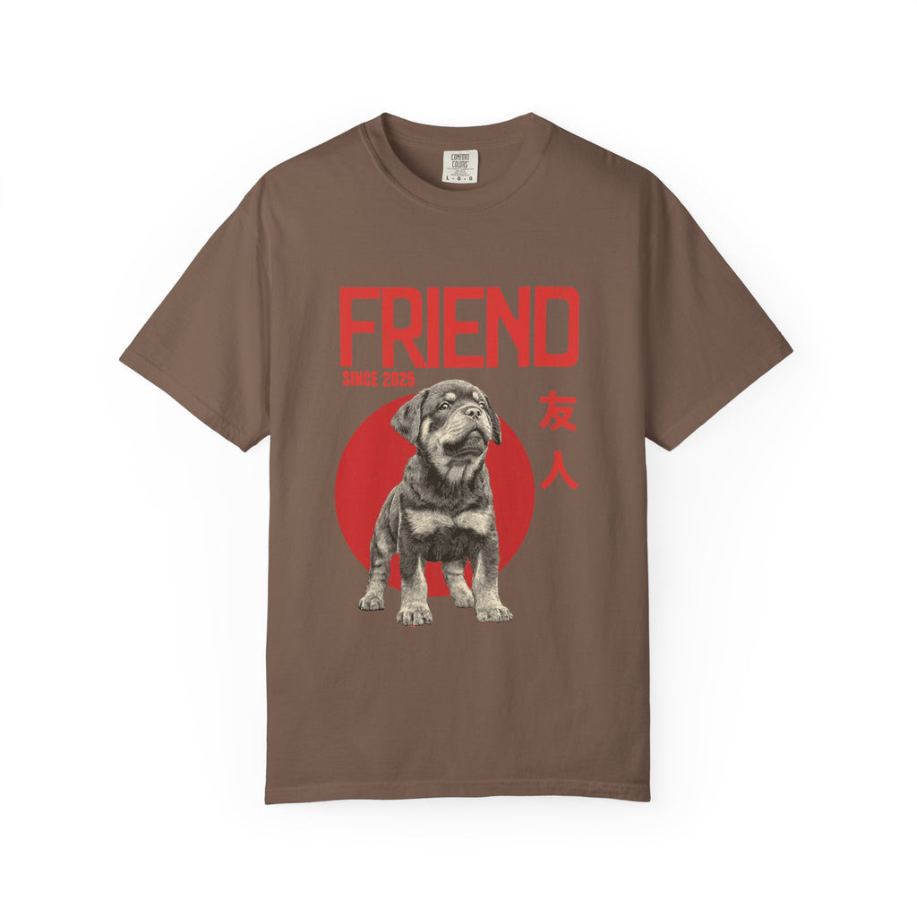 Rottweiler Puppy T-shirt | Anime Dog Shirt | Pet Memorial, Adoption Gift | Custom Year Personalization | Comfort Colors®