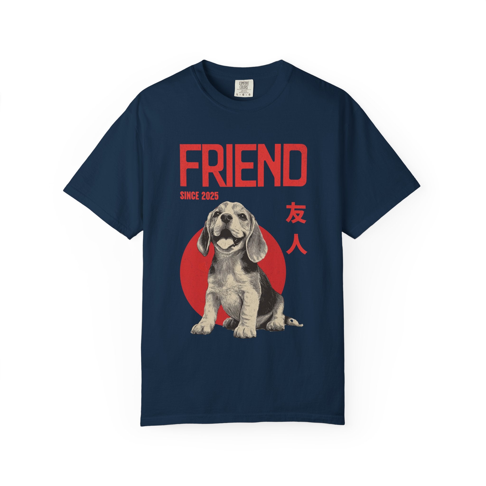 Beagle Puppy T-shirt | Anime Dog Shirt | Pet Memorial, Adoption Gift | Custom Year Personalization | Puppy owner mama |Comfort Colors®
