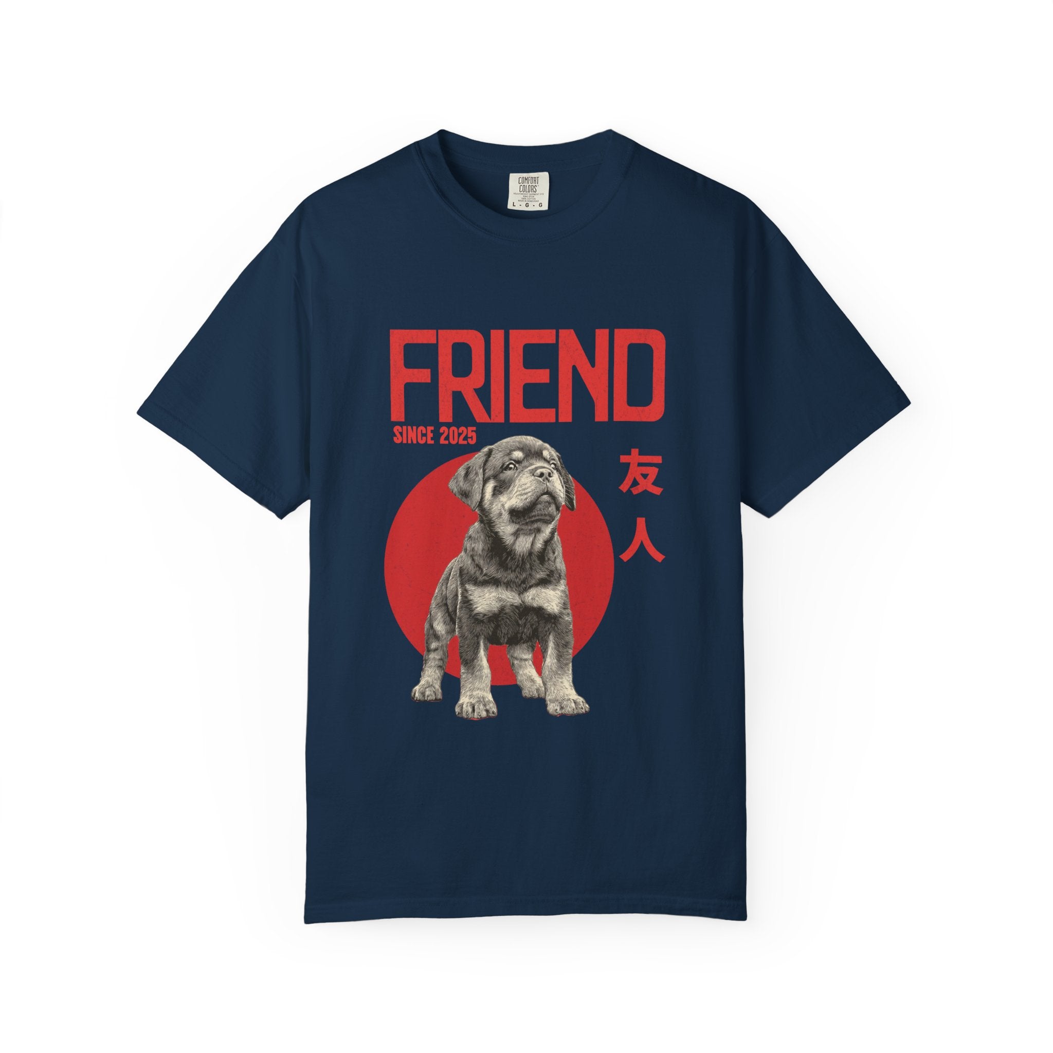 Rottweiler Puppy T-shirt | Anime Dog Shirt | Pet Memorial, Adoption Gift | Custom Year Personalization | Comfort Colors®