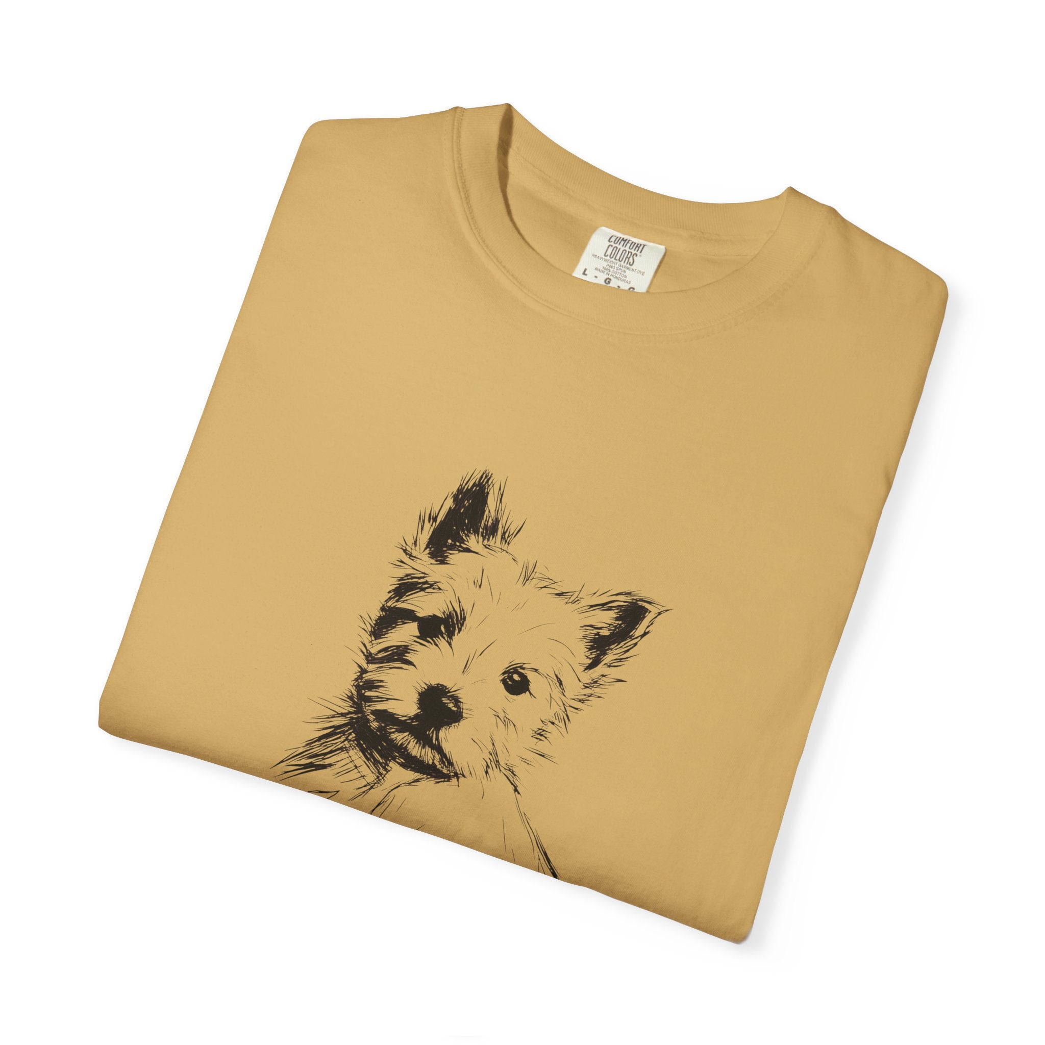 Personalized West Highland White Terrier T-Shirt | Custom Dog Name Tee | Comfort Colors Tee | Minimal Sketch Vintage Style | Dog lover gift