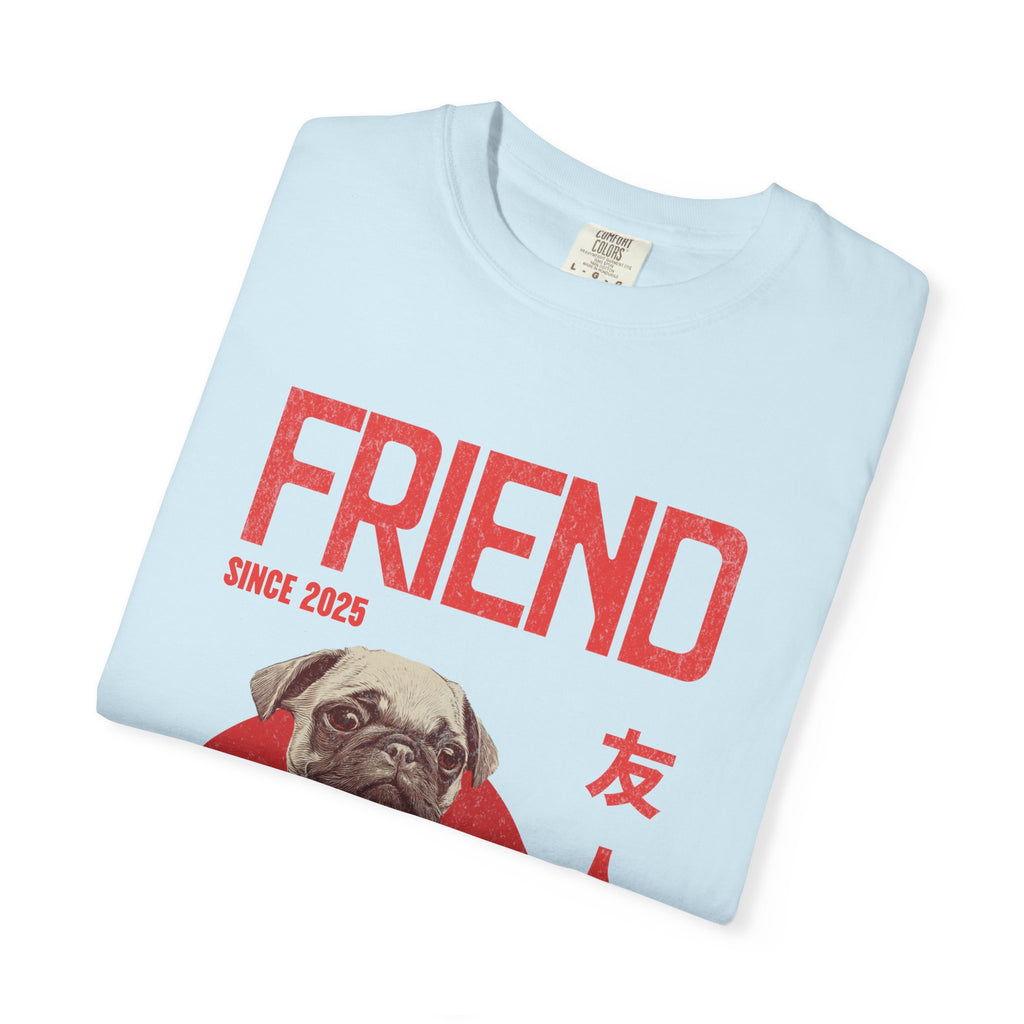 Pug Puppy T-shirt | Anime Dog Shirt | Pet Memorial, Adoption Gift | Custom Year Personalization | Dog mama |Comfort Colors®