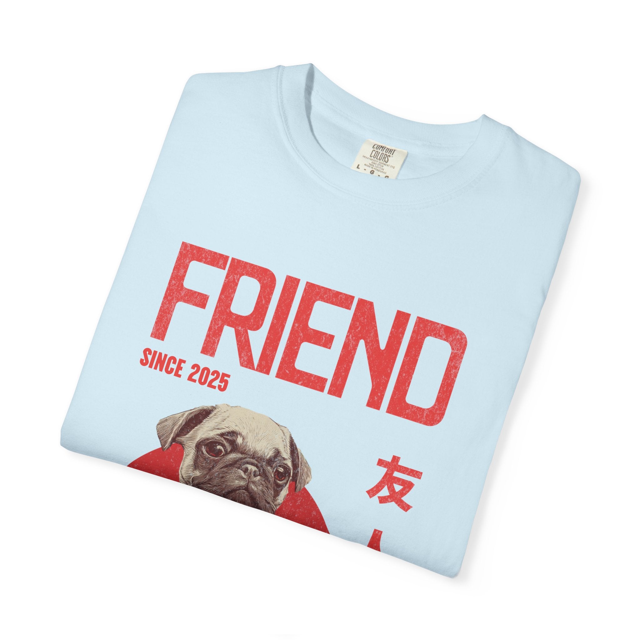 Pug Puppy T-shirt | Anime Dog Shirt | Pet Memorial, Adoption Gift | Custom Year Personalization | Dog mama |Comfort Colors®