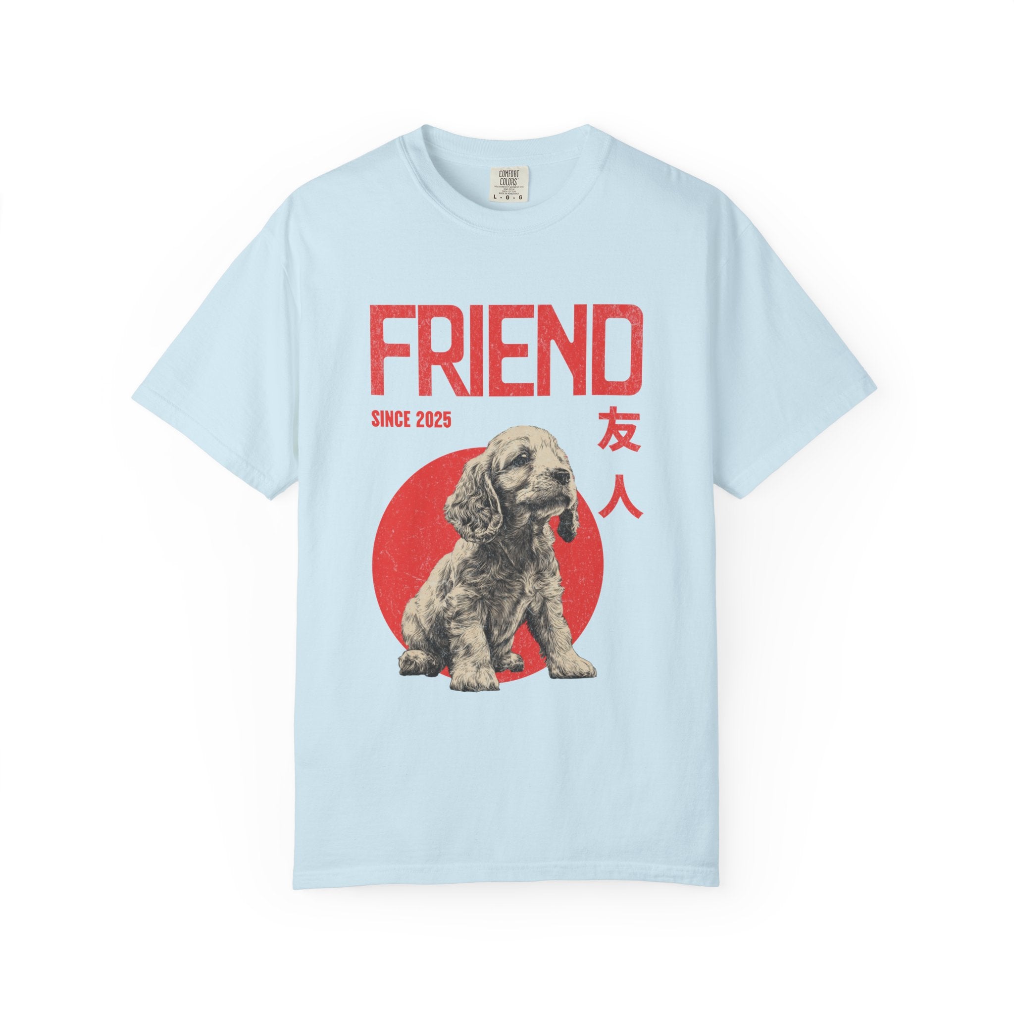 Cocker Spaniel Puppy T-shirt | Anime Dog Shirt | Pet Memorial, Adoption Gift | Custom Year Personalization | Dog mama |Comfort Colors®