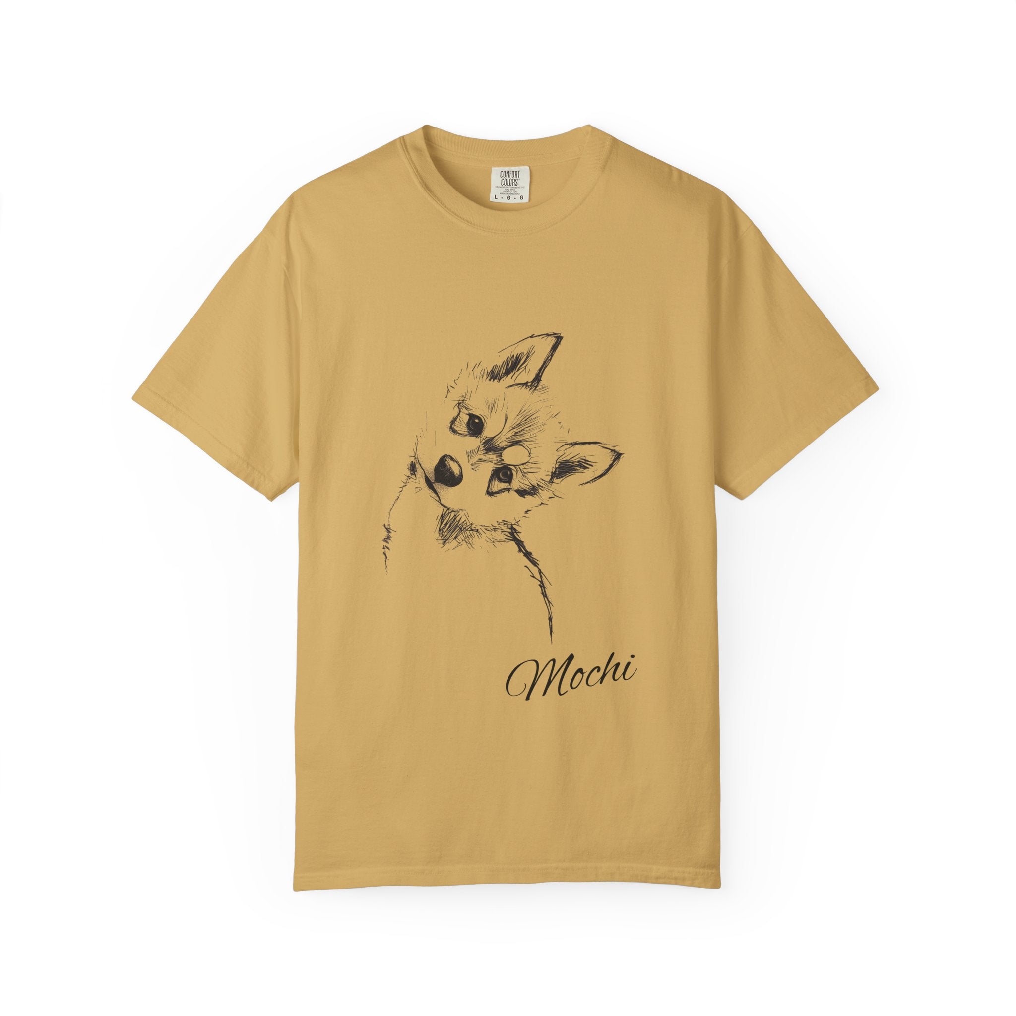 Personalized Husky T-Shirt | Custom Dog Name Tee | Comfort Colors 1717 Tee | Minimal Sketch Vintage Style | Dog lover gift