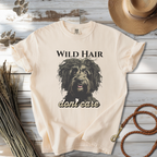 Wild Hair Don't Care Unisex T-Shirt, Fun Dog Graphic Tee, Casual Pet Lover Gift, Dog Dad Shirt, Animal Lover Fashion, Funny hair tee