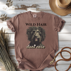 Wild Hair Don't Care Unisex T-Shirt, Fun Dog Graphic Tee, Casual Pet Lover Gift, Dog Dad Shirt, Animal Lover Fashion, Funny hair tee