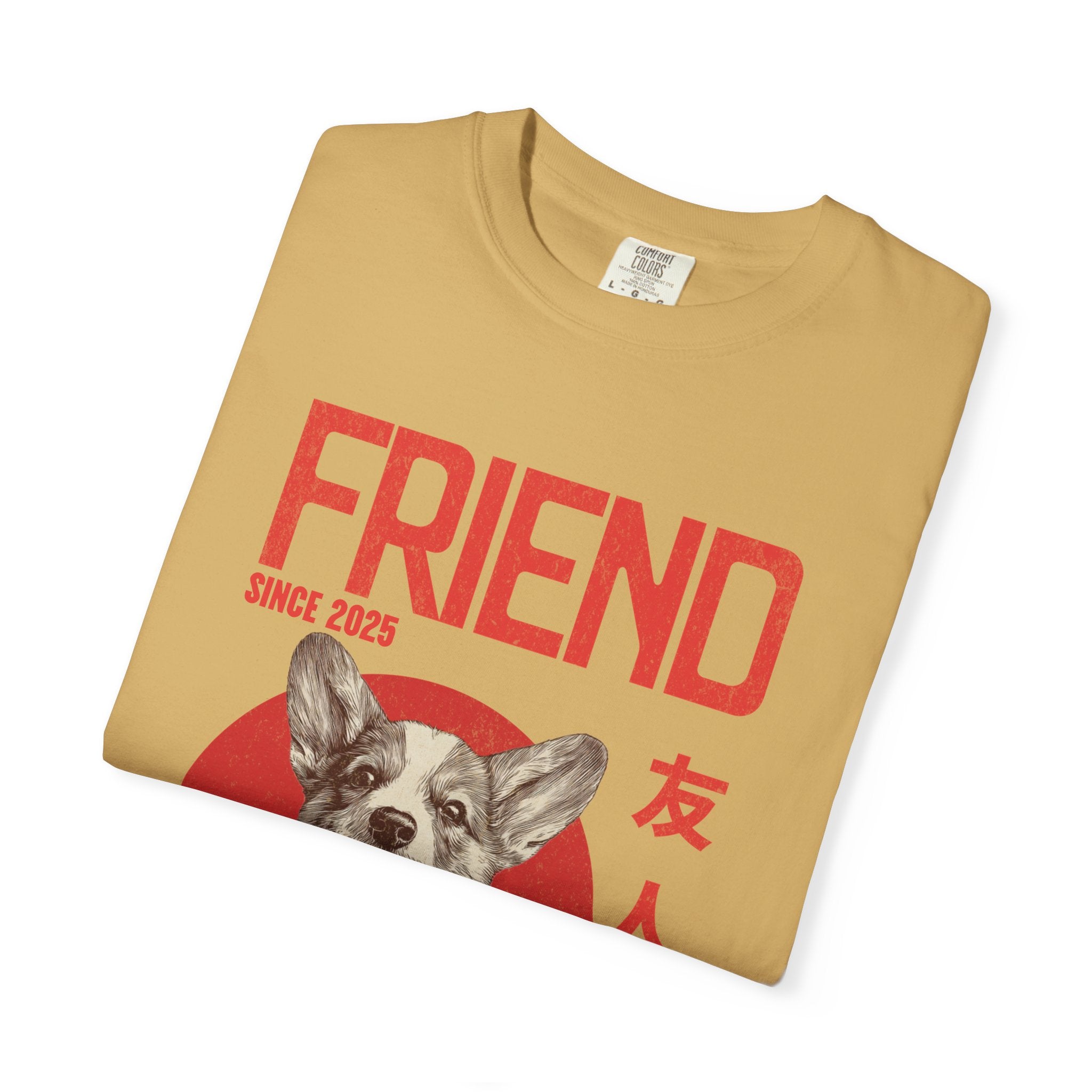 Corgi Puppy T-shirt | Anime Dog Shirt | Pet Memorial, Adoption Gift | Custom Year Personalization | Puppy owner mama |Comfort Colors®