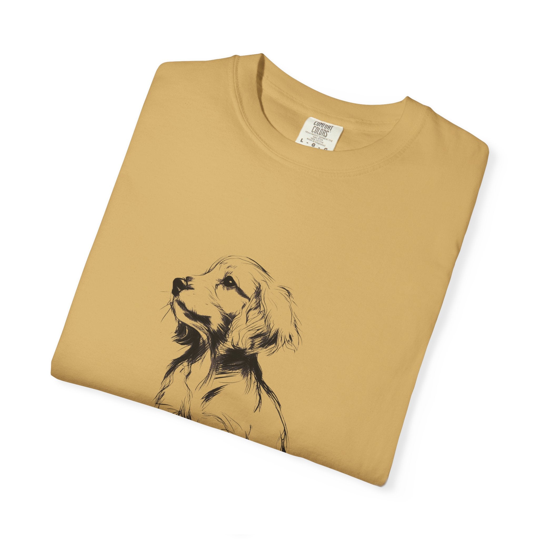 Personalized Irish Setter T-Shirt | Custom Dog Name Tee | Comfort Colors 1717 Tee | Minimal Sketch Vintage Style | Dog lover gift