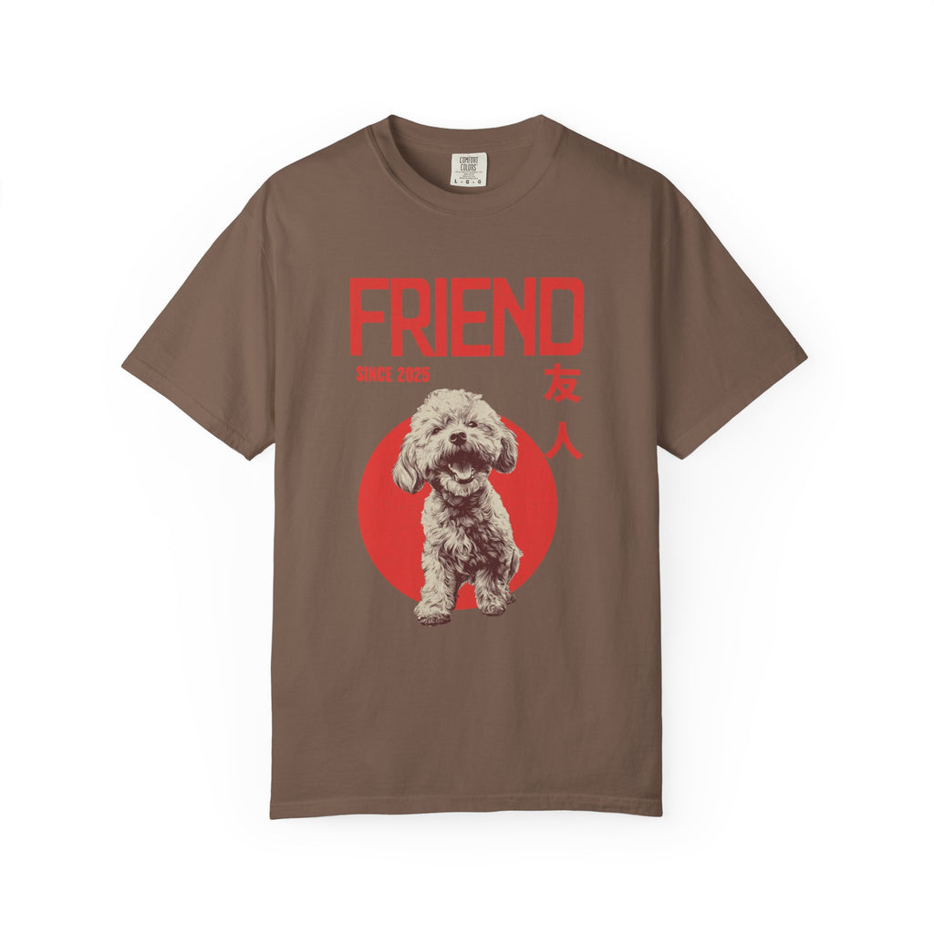 Poodle Puppy T-shirt | Anime Dog Shirt | Unisex Birthday Gift | Custom Year Personalization | Gift for Dog Lovers and Anime Fans