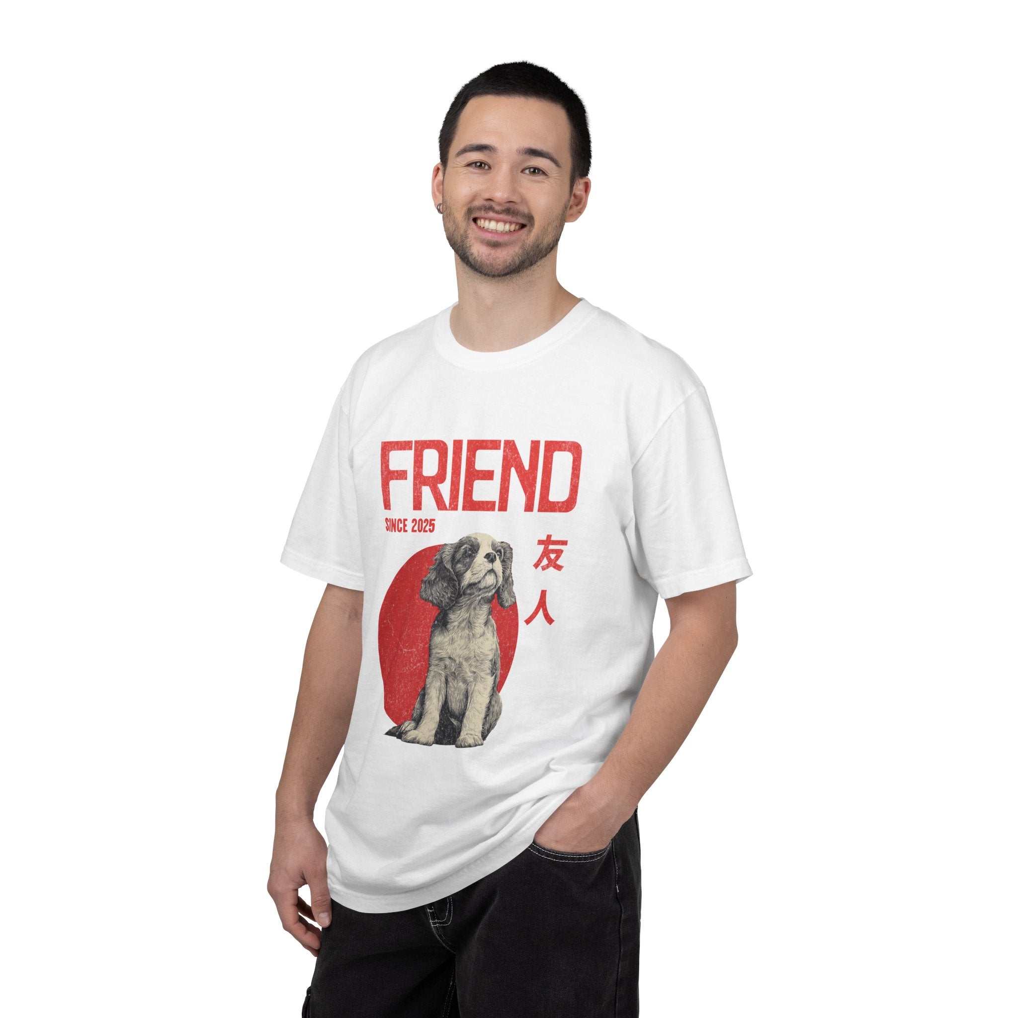 Cavalier King Charles Spaniel Puppy T-shirt | Anime Dog Shirt | Pet Memorial, Adoption Gift | Custom Year Personalization | Comfort Colors®
