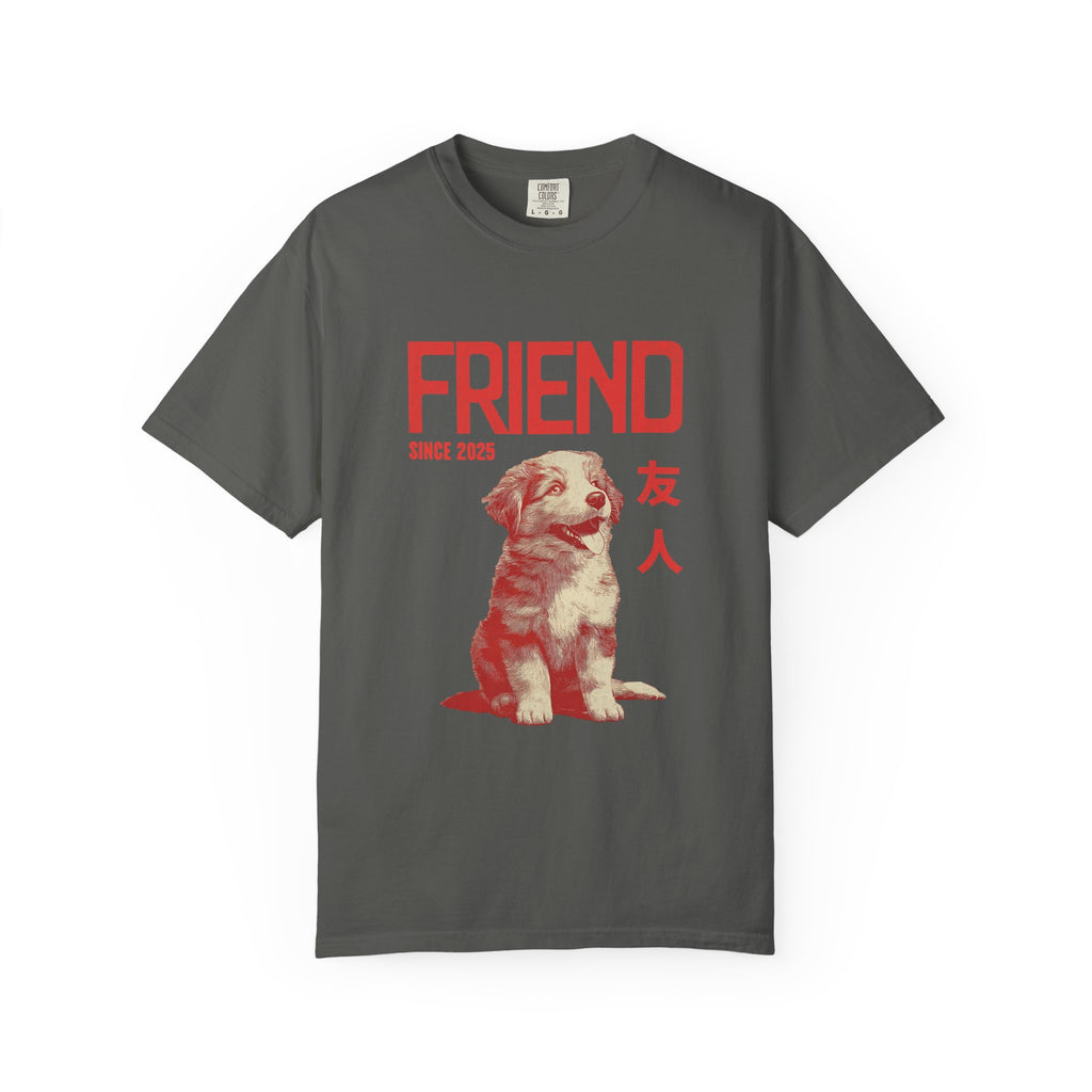 Australian Shepherd Friend Tee | Anime Dog Shirt | Unisex Birthday Gift | Custom Year Personalization | Gift for Dog Lovers and Anime Fans