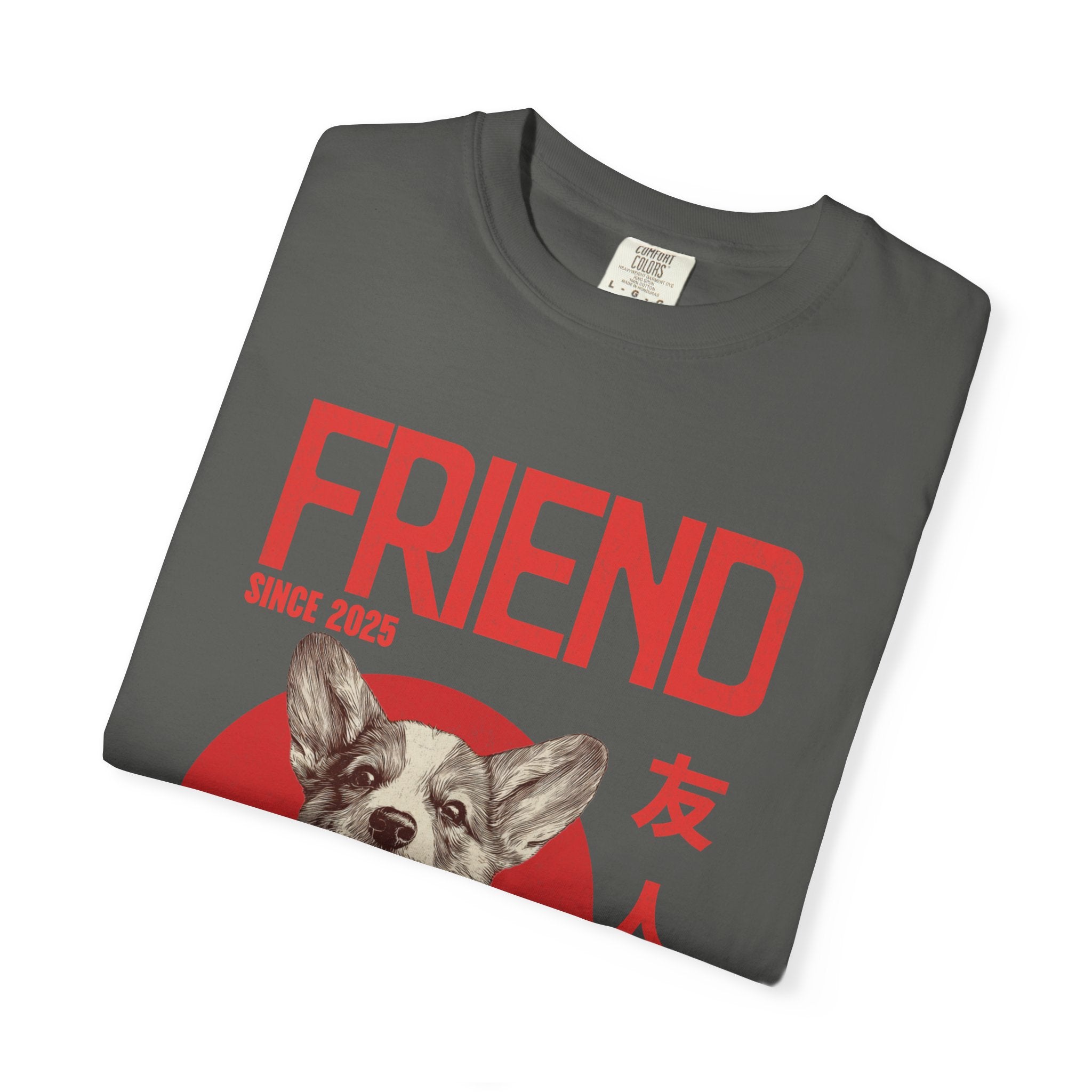 Corgi Puppy T-shirt | Anime Dog Shirt | Pet Memorial, Adoption Gift | Custom Year Personalization | Puppy owner mama |Comfort Colors®