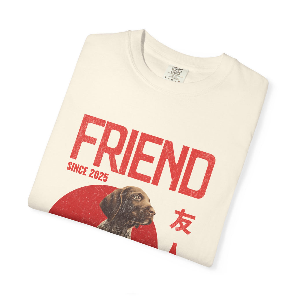 German Pointer Puppy T-shirt | Anime Dog Shirt | Pet Memorial, Adoption Gift | Custom Year Personalization | Comfort Colors®