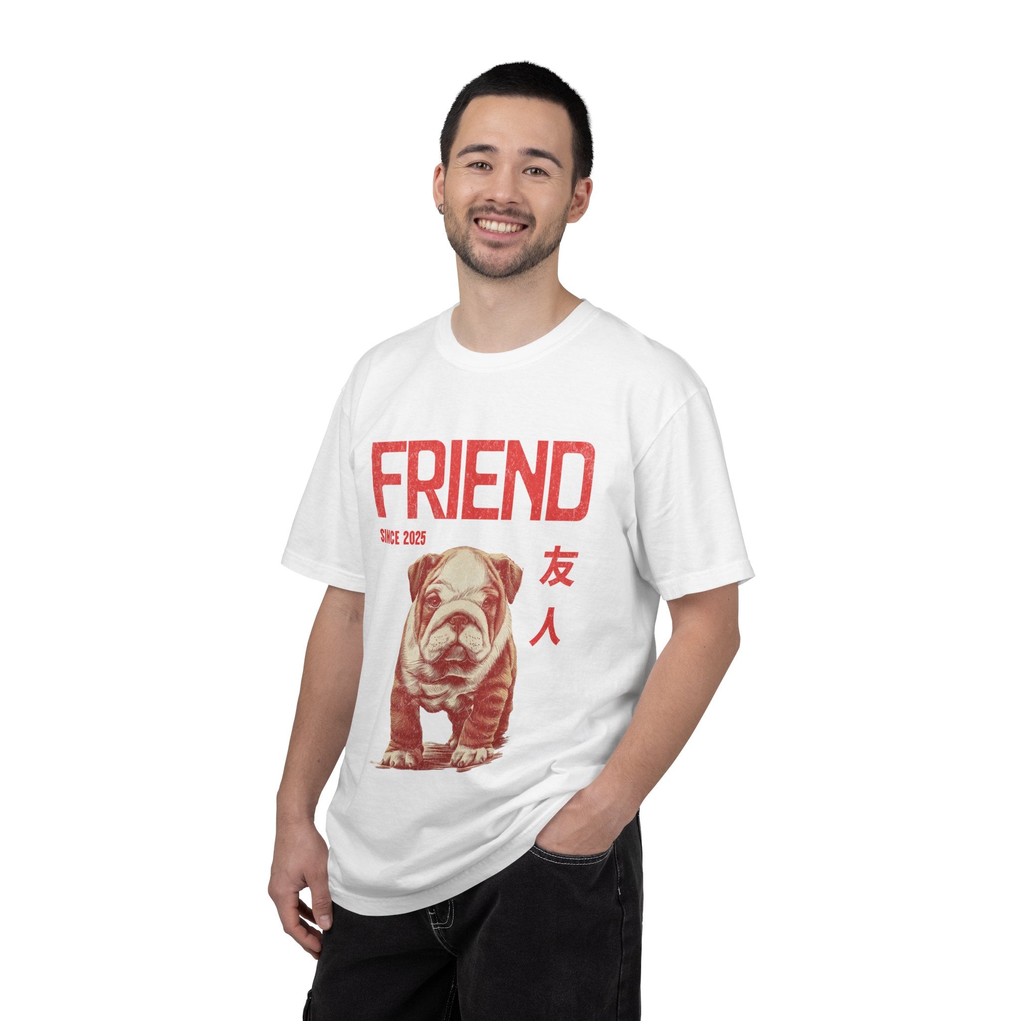 English Bulldog Puppy T-shirt | Anime Dog Shirt | Pet Memorial, Adoption Gift | Custom Year Personalization | Dog mama |Comfort Colors®