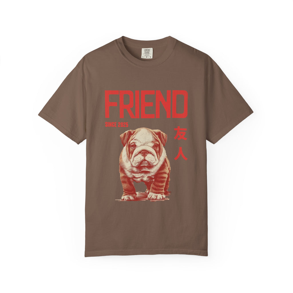 English Bulldog Puppy T-shirt | Anime Dog Shirt | Pet Memorial, Adoption Gift | Custom Year Personalization | Dog mama |Comfort Colors®